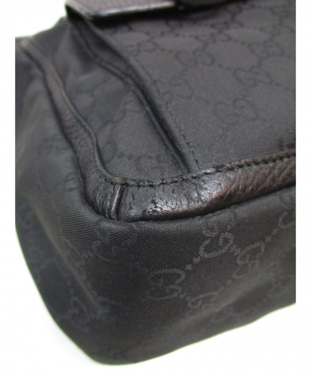 中古・古着通販】GUCCI (グッチ) GG柄トートバッグ ブラック サイズ:無