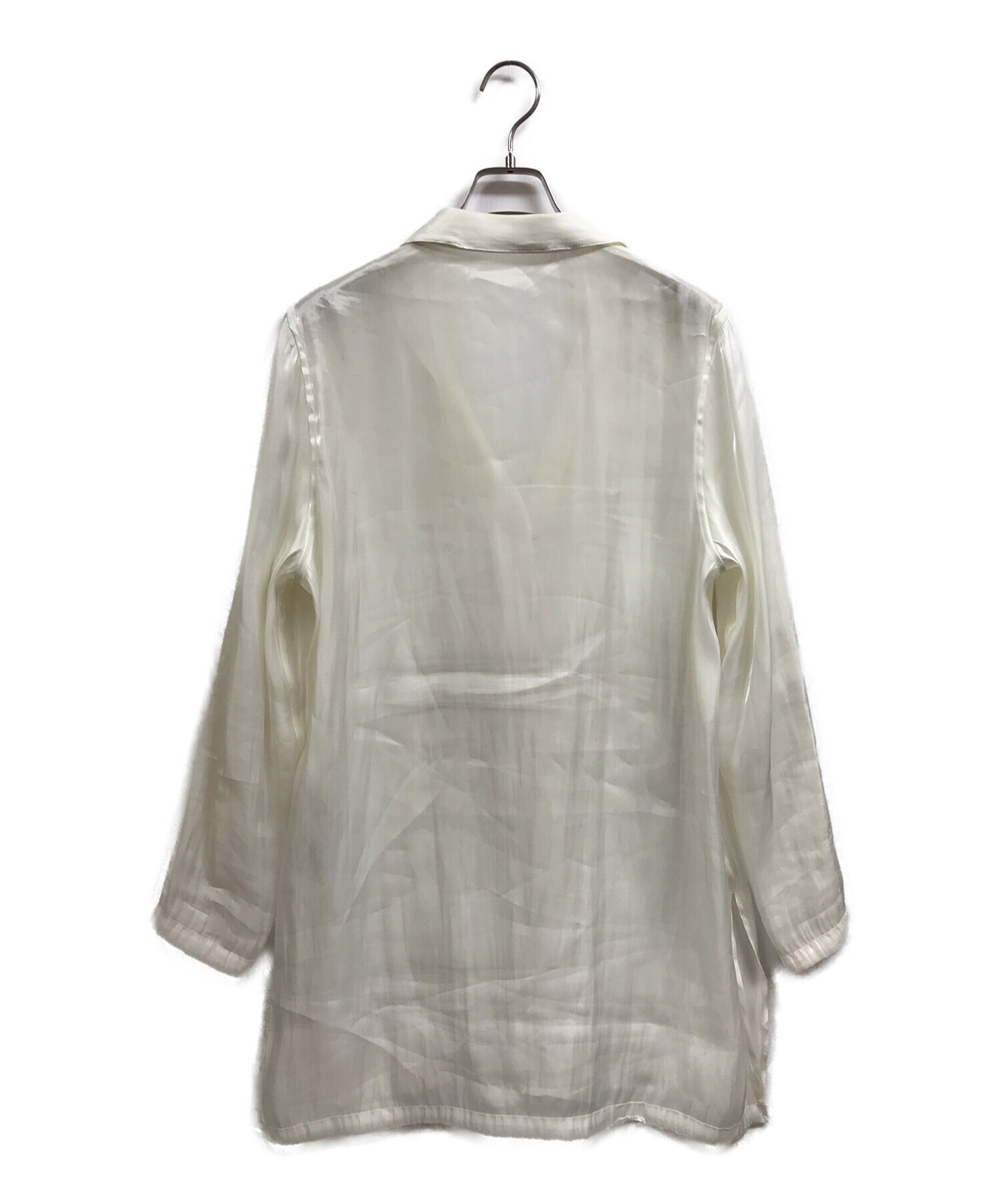 ENOF sheer jacket shirt シアーシャツ