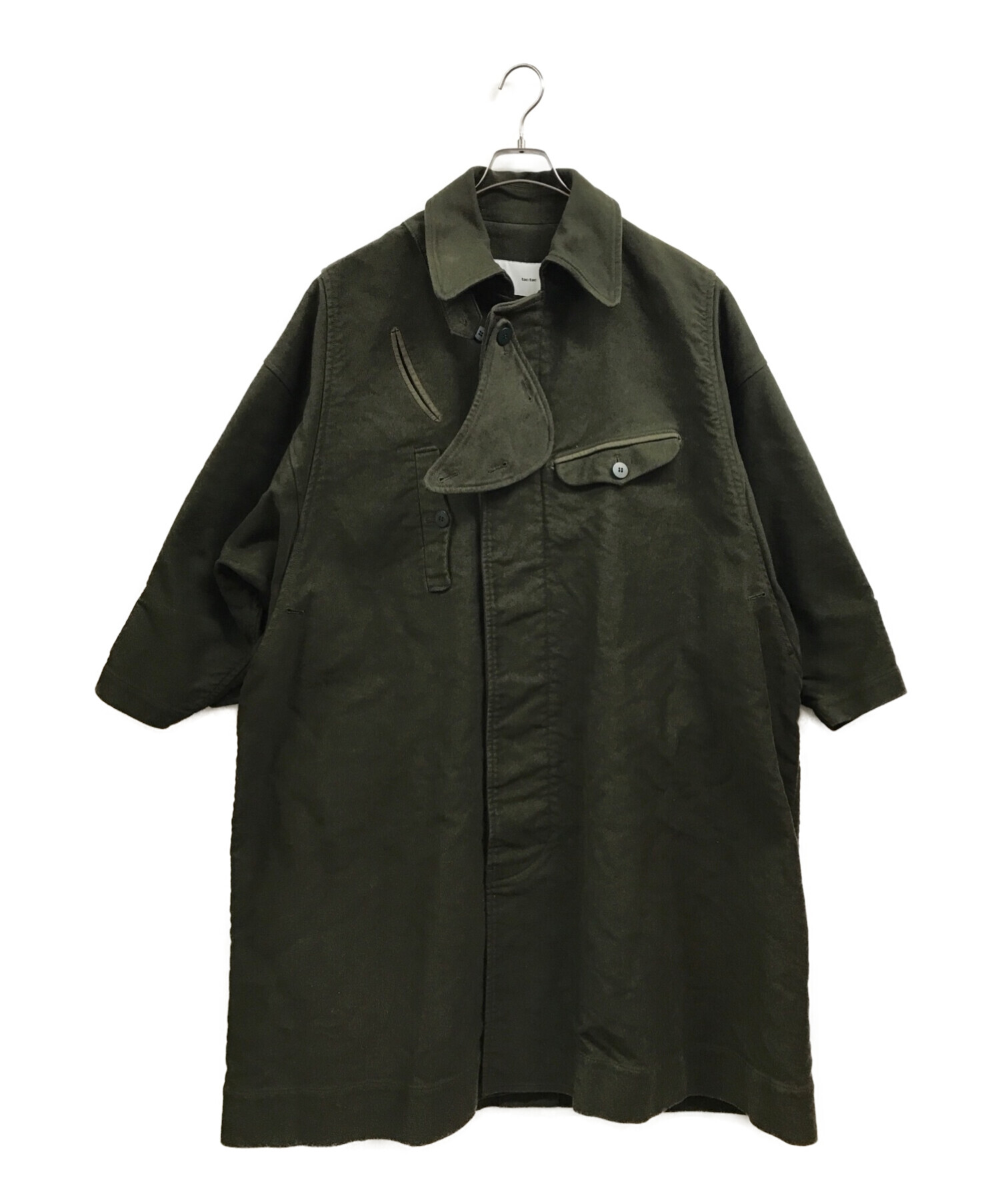中古・古着通販】tac:tac (タクタク) 製品染めコットンコート 中古・古着通販】tac:tac (タクタク) 製品染めコットンコート