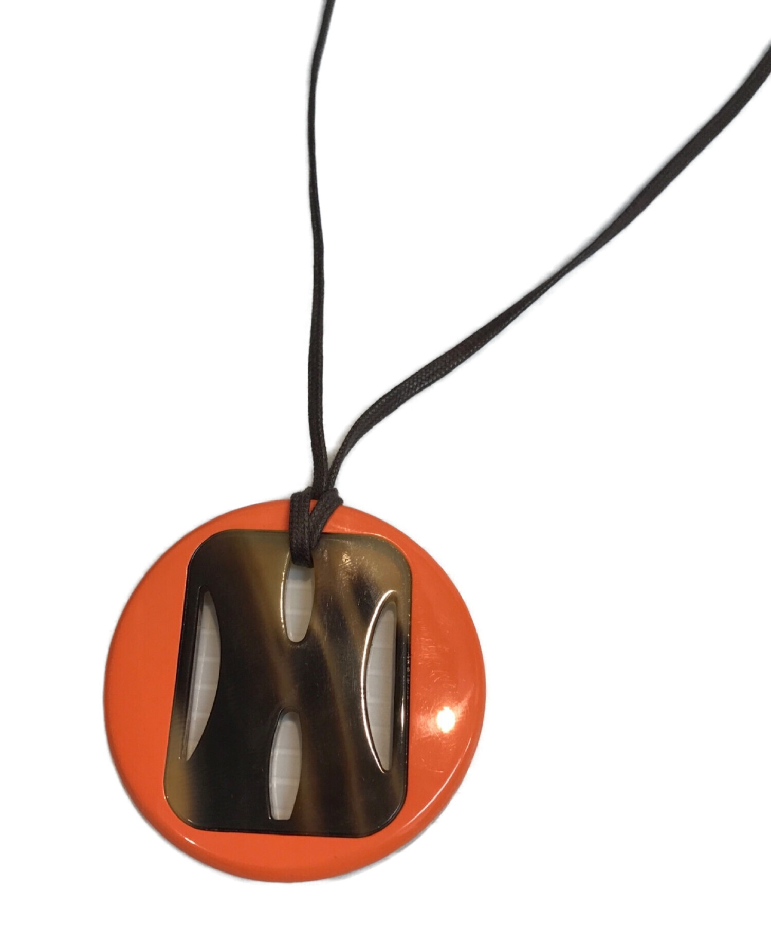 中古・古着通販】HERMES (エルメス) バッファローホーンネックレス