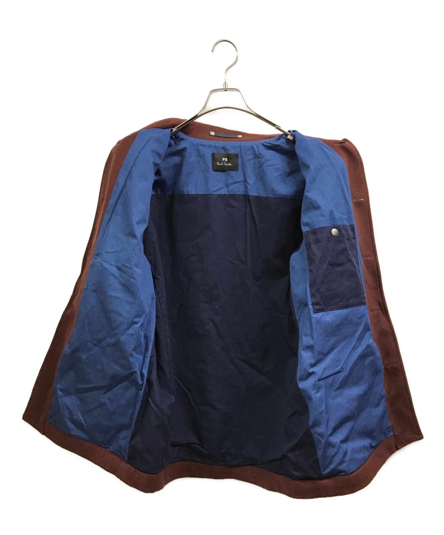 MH456 PAUL SMITH コレクション メルトンウール カバーオール L MH456 PAUL SMITH コレクション メルトンウール カバーオール L