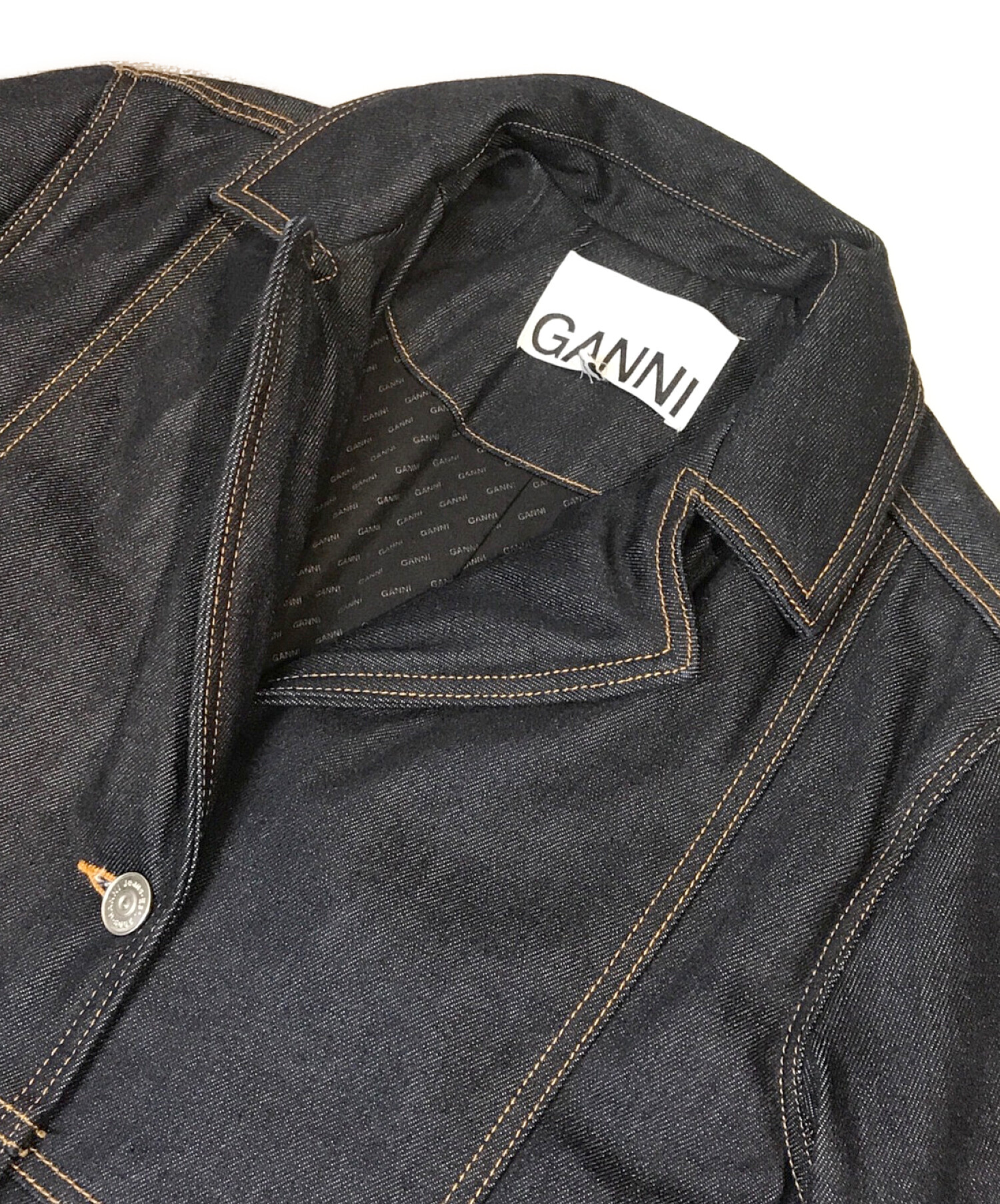 【新品】GANNIオーバーサイズデニムJK 中古・古着通販】GANNI (ガニー) オーバーサイズデニムジャケット