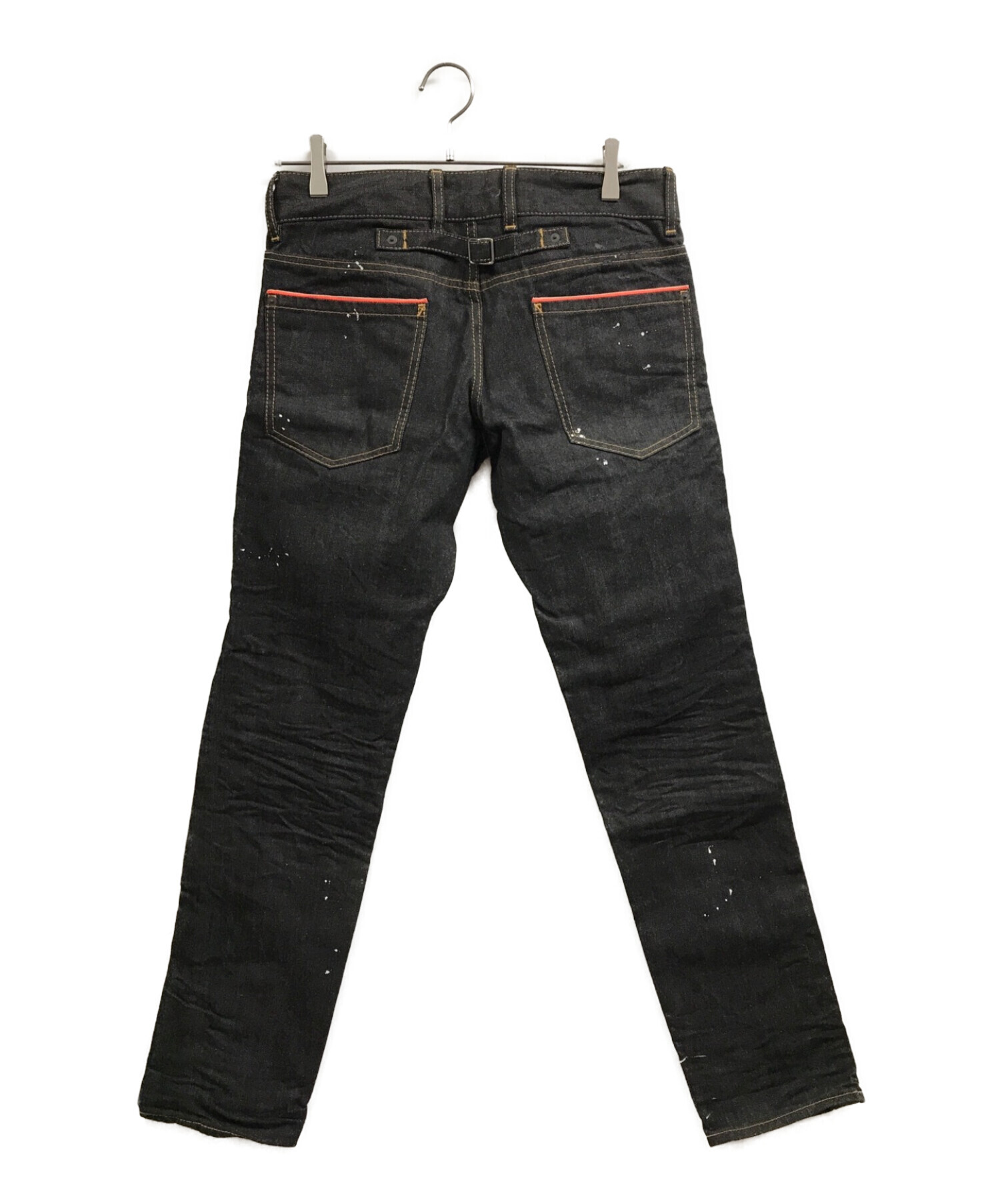 DSQUARED2 ペイント加工デニムパンツ 中古・古着通販】DSQUARED2 (ディースクエアード) ペイント加工デニム