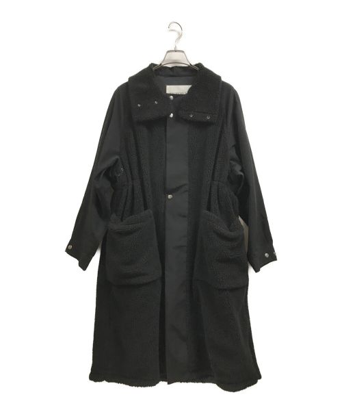 中古・古着通販】VACHEMENT (ヴァシュモン) ボア タフタ ステンカラー