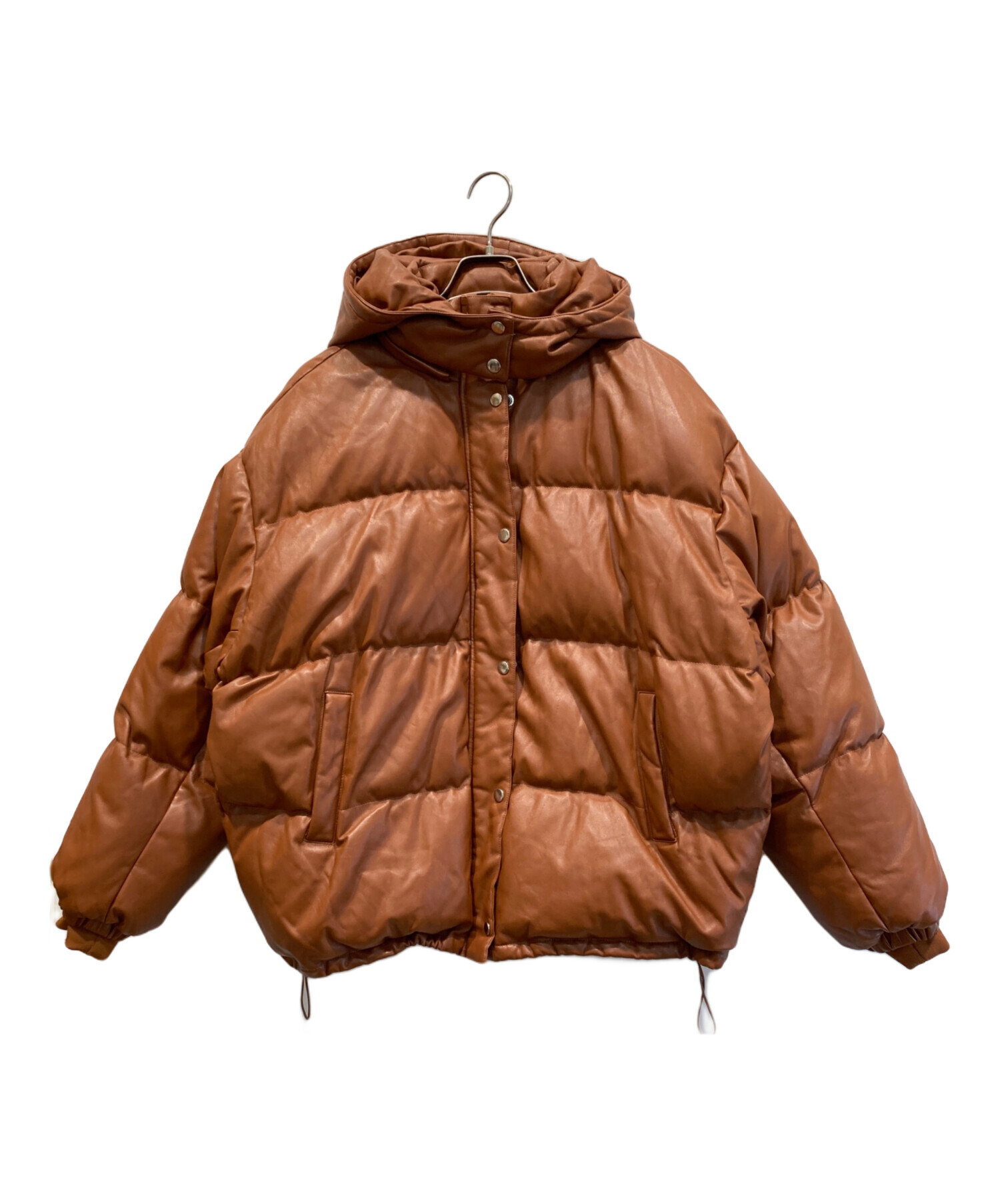 jouetie 合成皮革 ダウンジャケット 中古・古着通販】jouetie (ジュエティ) ダウンジャケット ブラウン