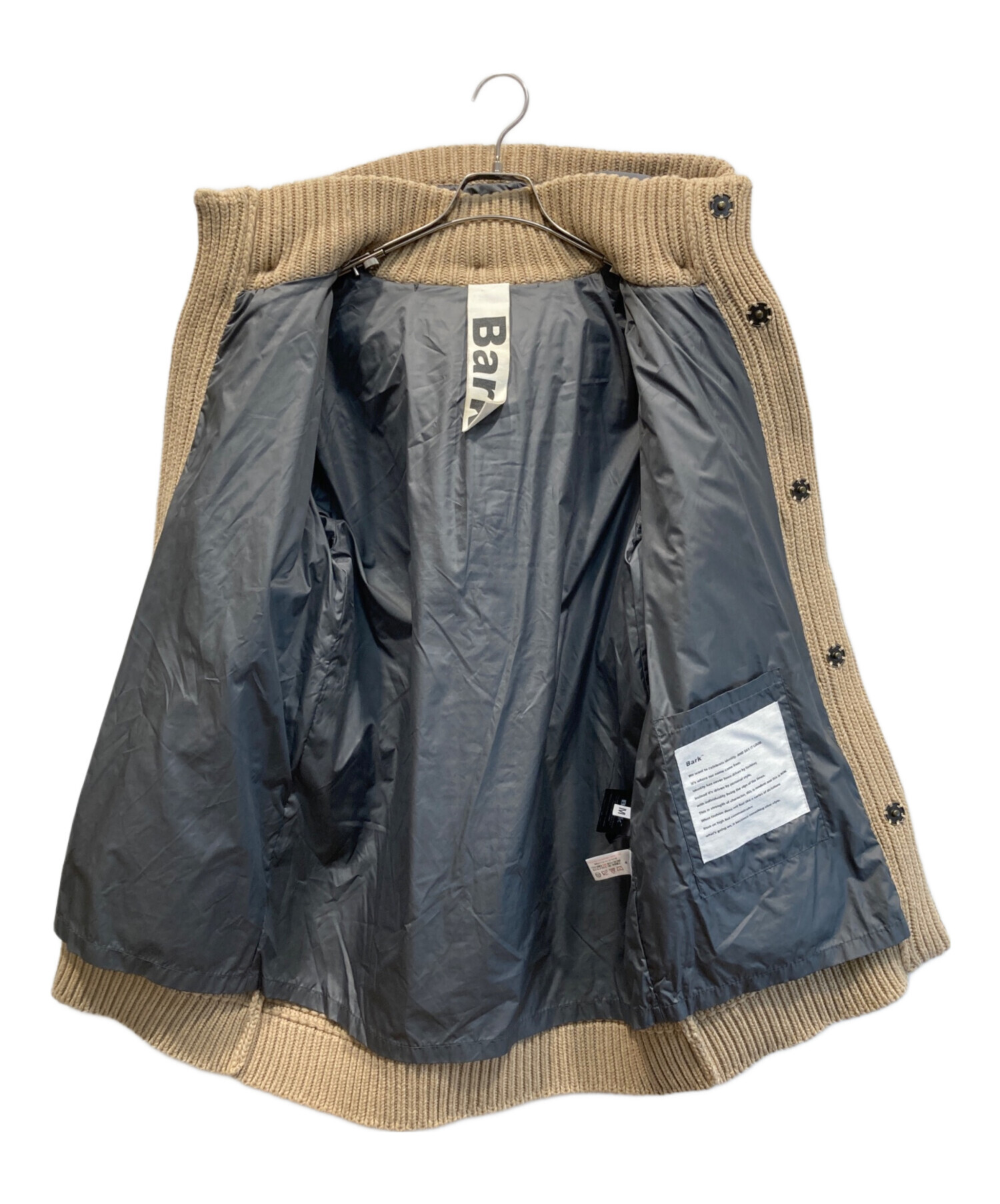 ケンジ 様　　バーク ダッフルコート ベージュ Mサイズ 中古・古着通販】BARK (バーク) ダッフルコート ベージュ サイズ:M