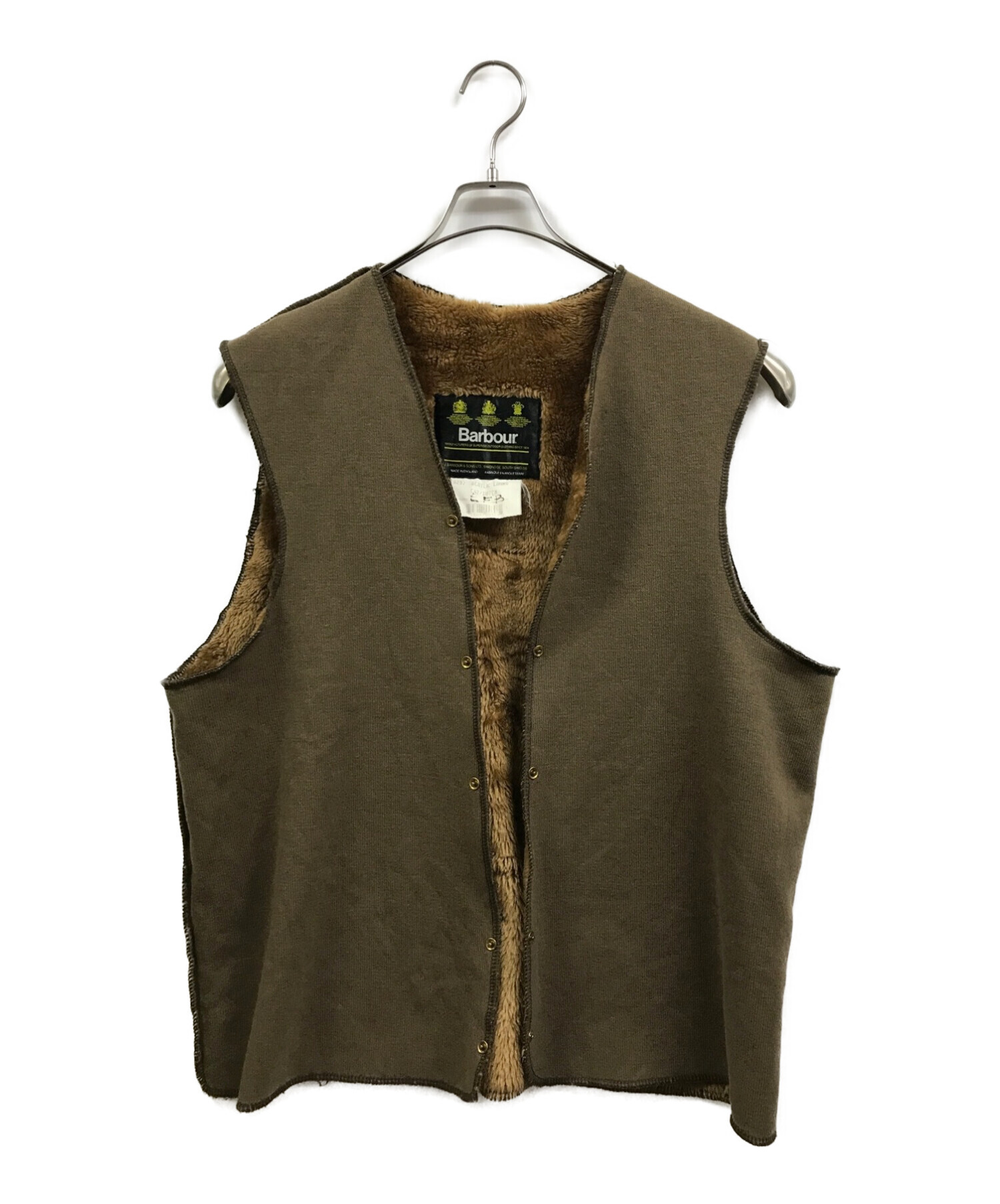 中古・古着通販】Barbour (バブアー) ライナーベスト ブラウン 中古・古着通販】Barbour (バブアー) ライナーベスト ブラウン