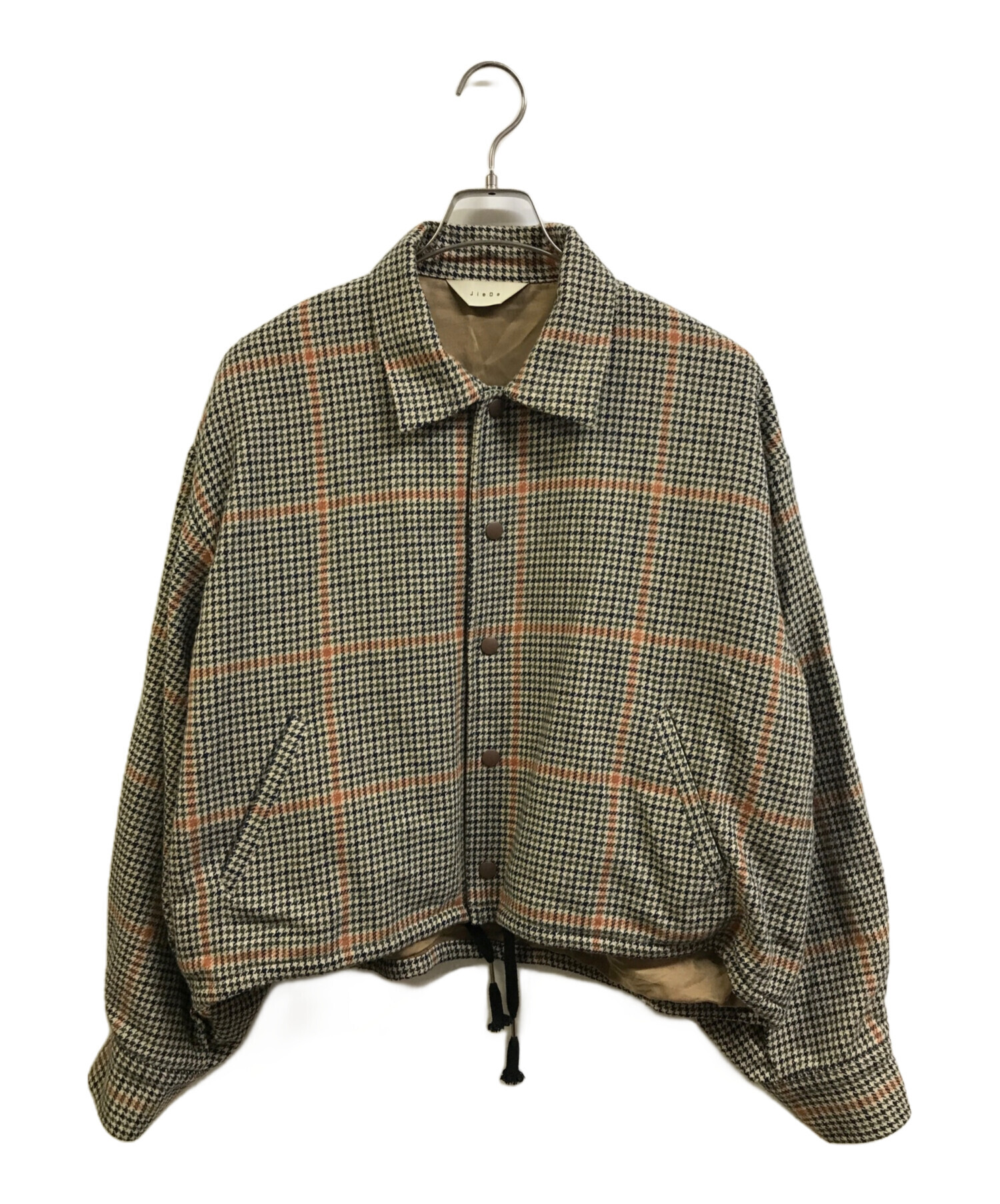中古・古着通販】jieda (ジエダ) HOUND'S TOOTH COACH JACKET