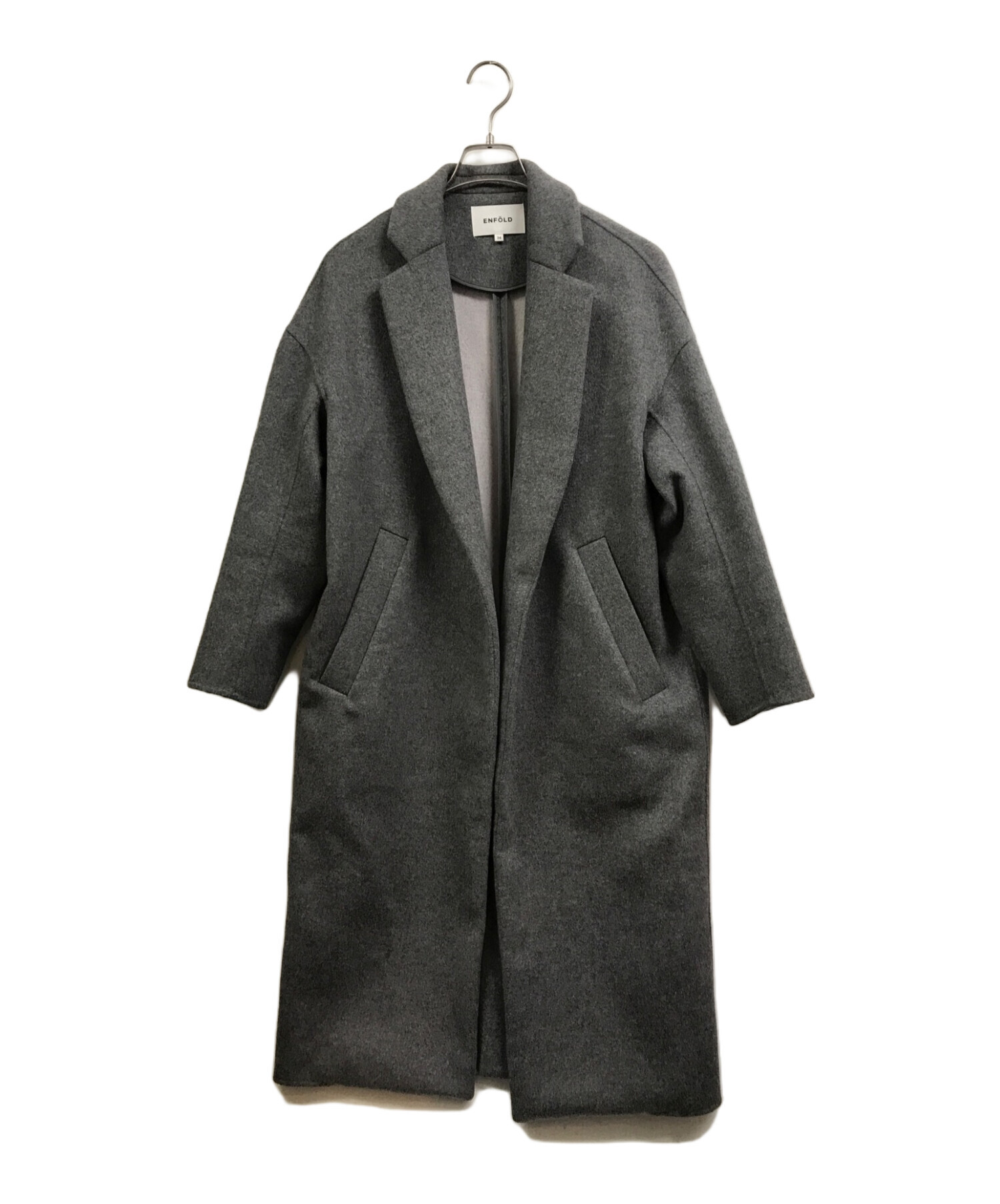 ENFOLD トップリバーチェスターコート ネイビー 38 【公式通販】
