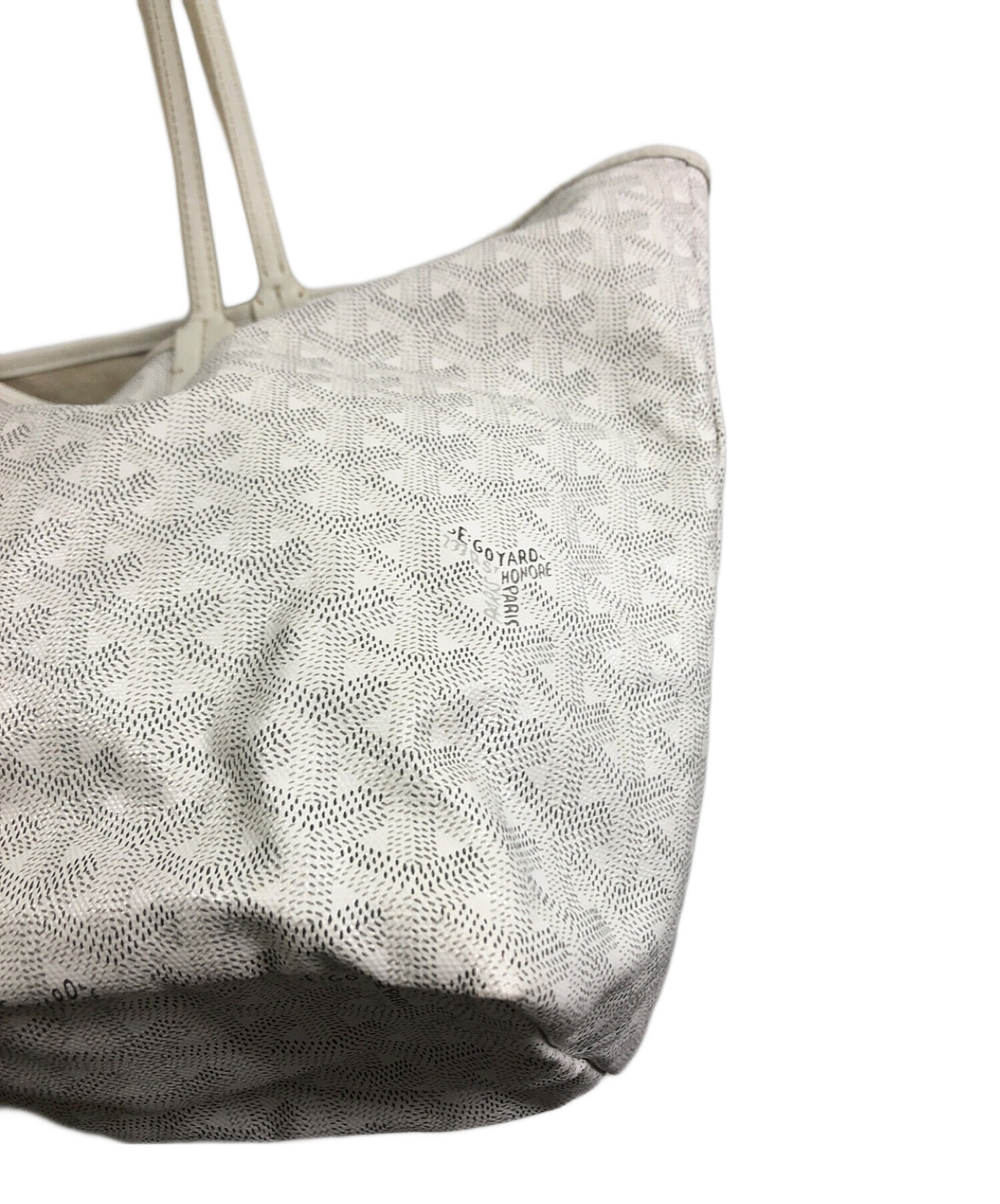 中古・古着通販】GOYARD (ゴヤール) トートバッグ ホワイト｜ブランド