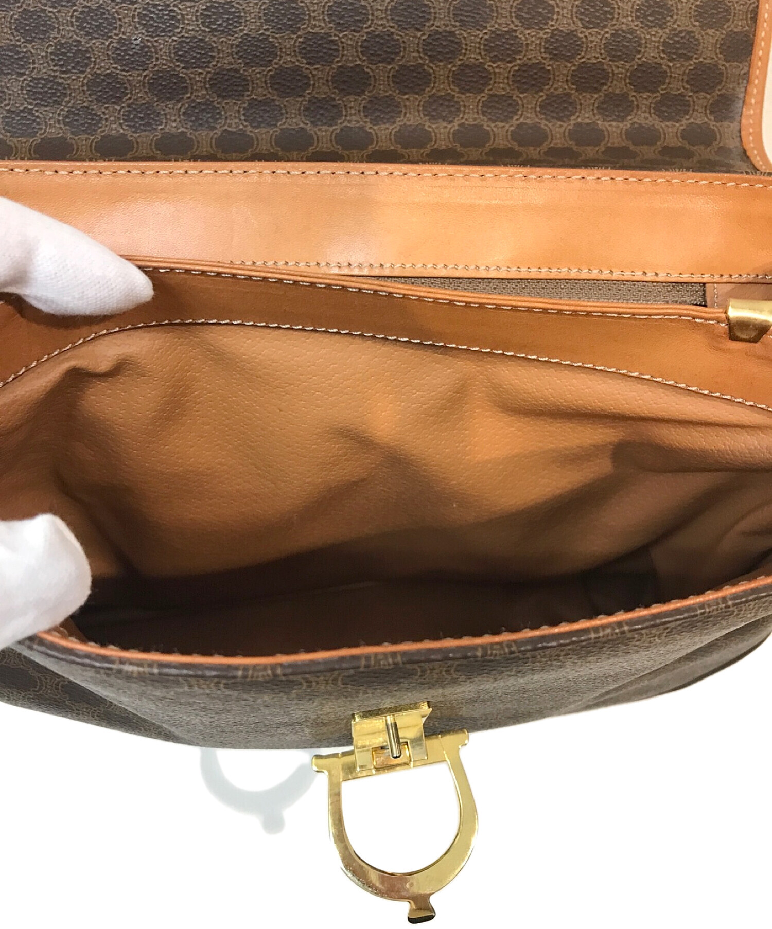 中古・古着通販】CELINE (セリーヌ) マカダム柄ホースビット 