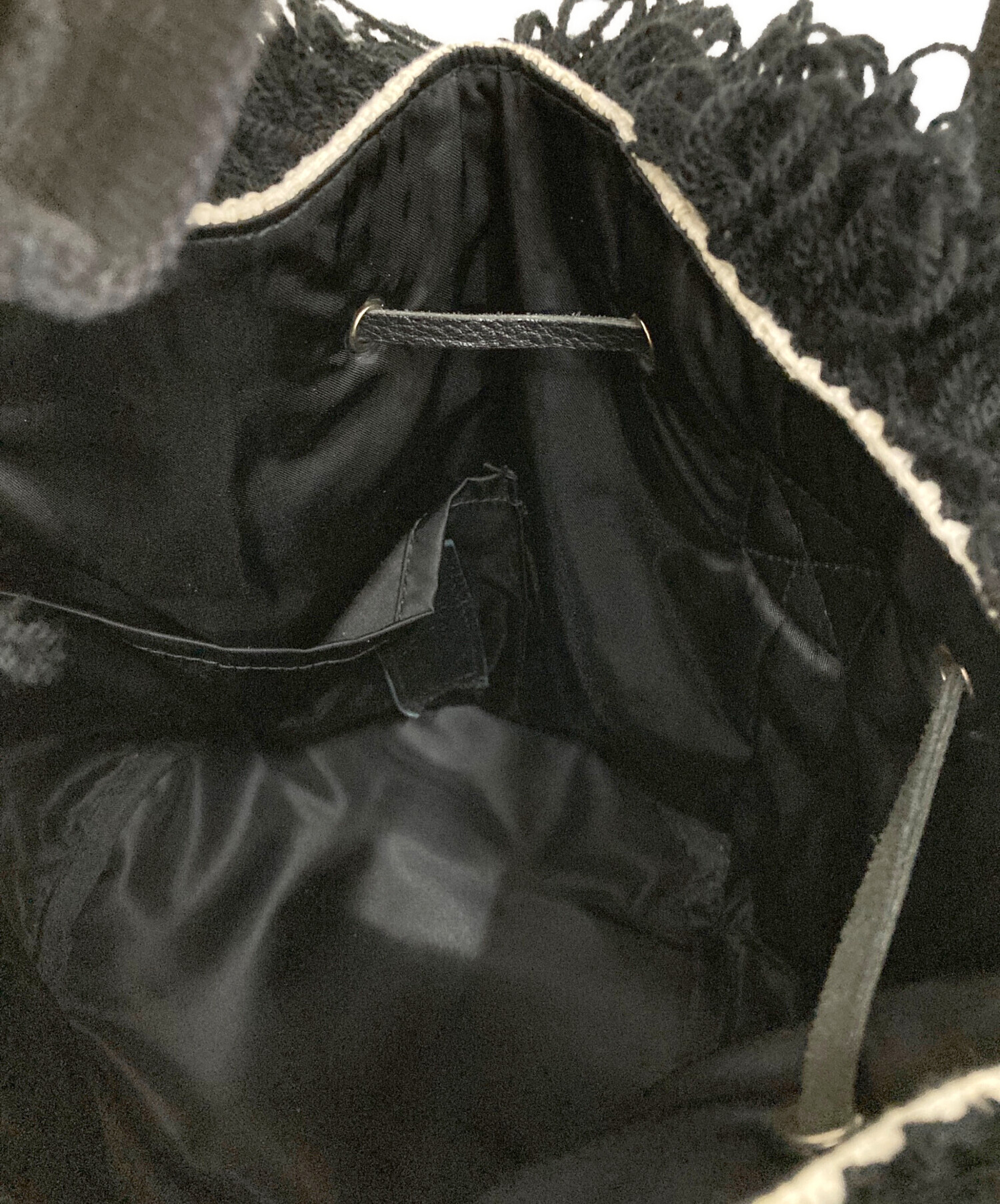 中古・古着通販】pomtata (ポンタタ) ショルダーバッグ ブラック