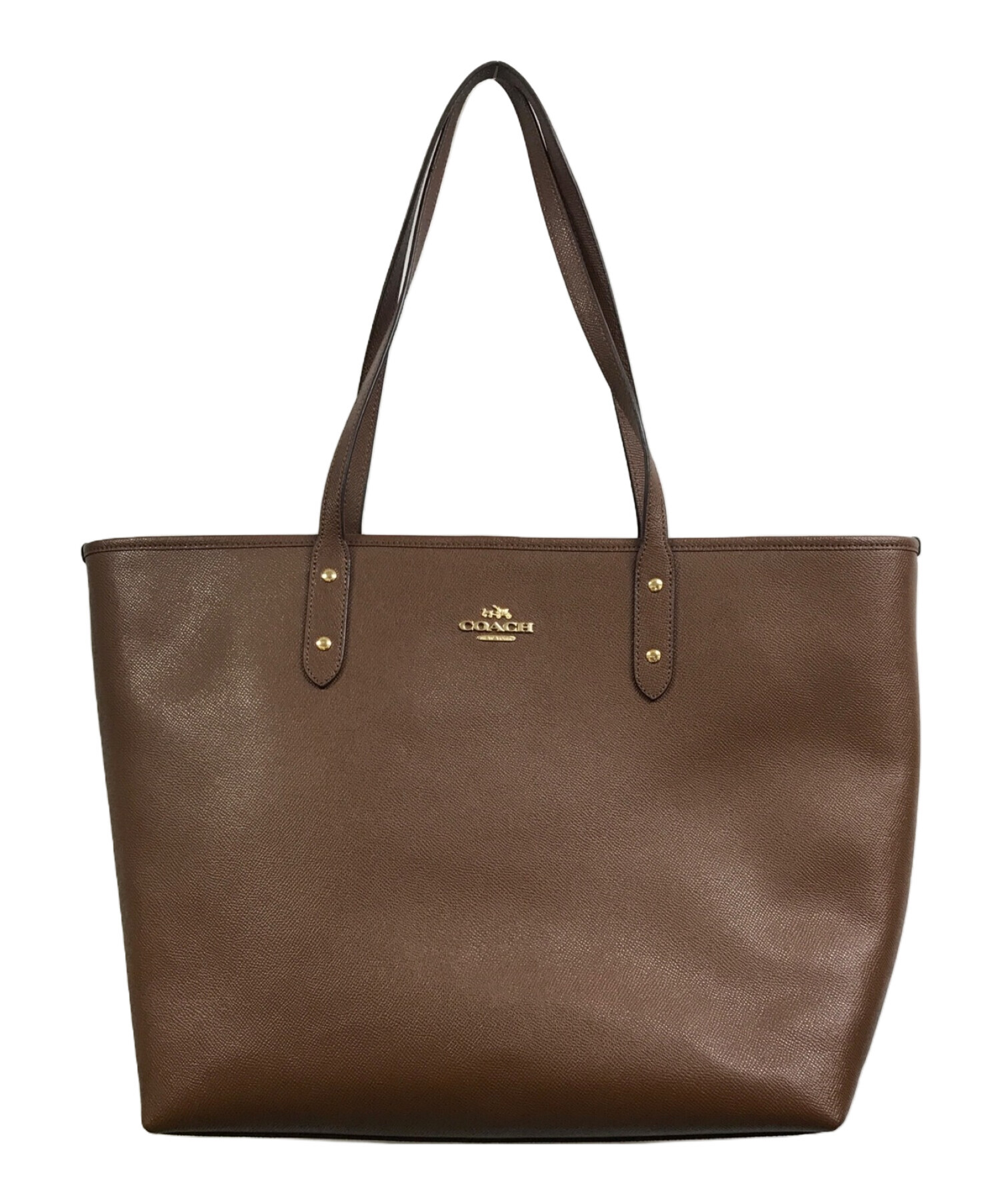 【いっしー】COACH トートバッグ ブラウン 中古・古着通販】COACH (コーチ) トートバッグ ブラウン｜ブランド