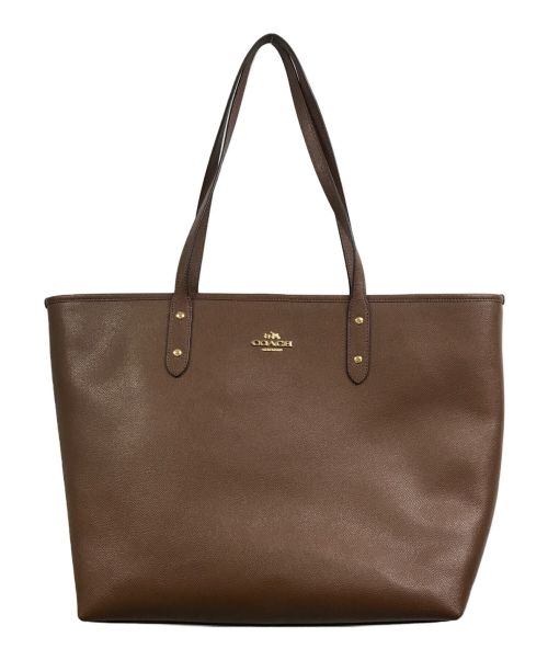 中古・古着通販】COACH (コーチ) トートバッグ ブラウン｜ブランド