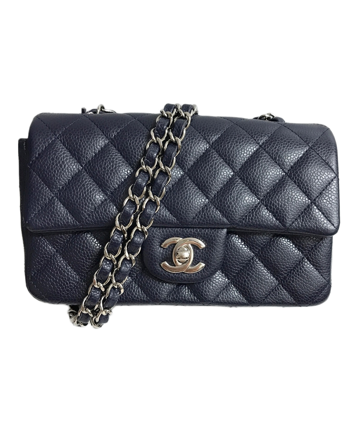 CHANEL シャネル ミニマトラッセ ショルダーバッグ ブラック A01115