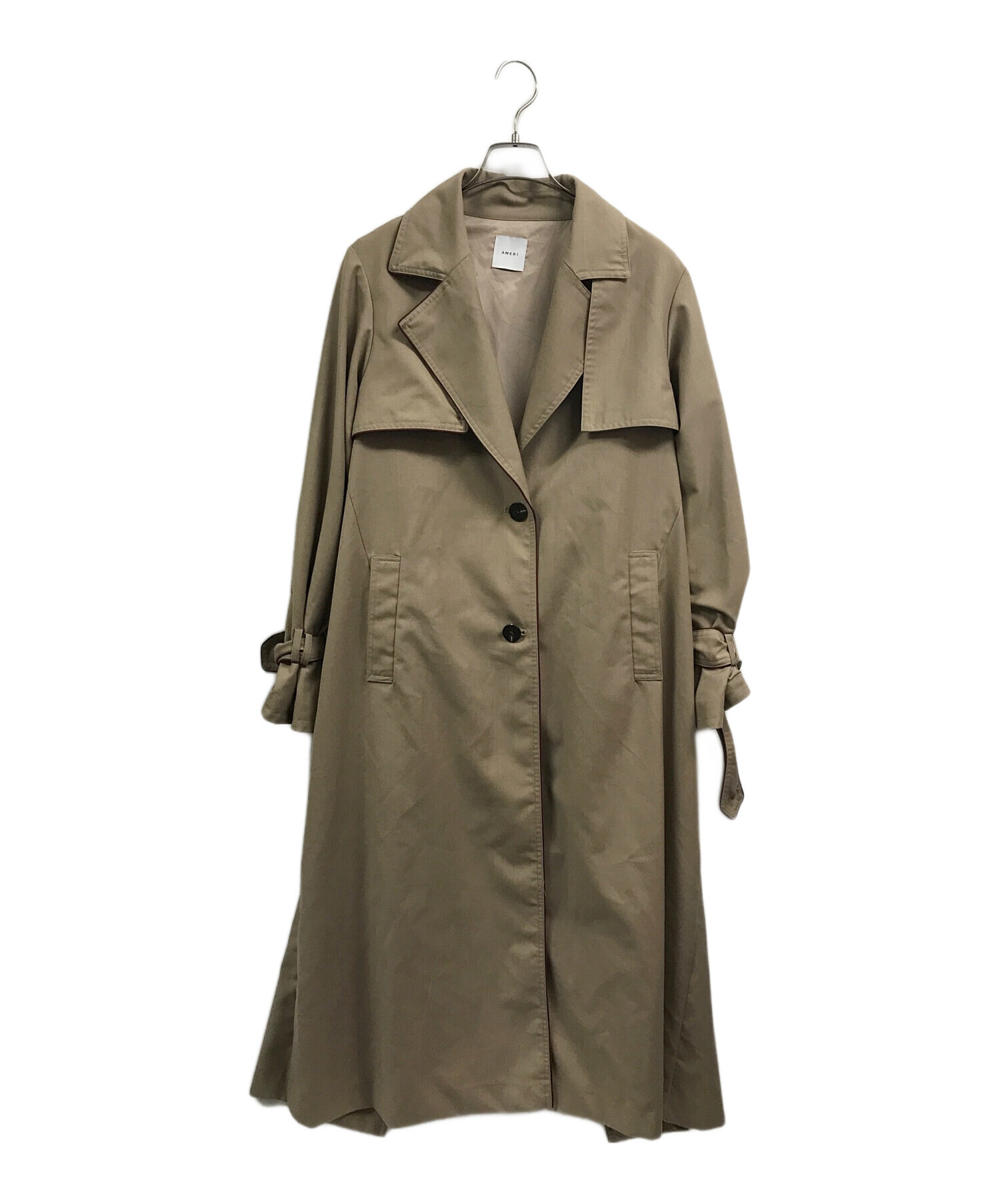 中古・古着通販】AMeLIE (アメリ) バックプリーツレイヤードコート