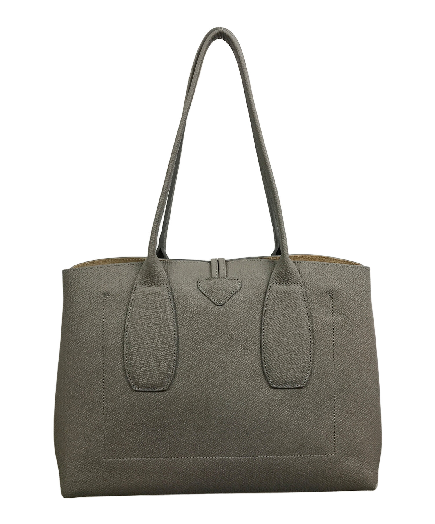 ロゾ L トートバッグ タートルドーブ - レザー グレー ロゾ L トートバッグ タートルドーブ - レザー グレー