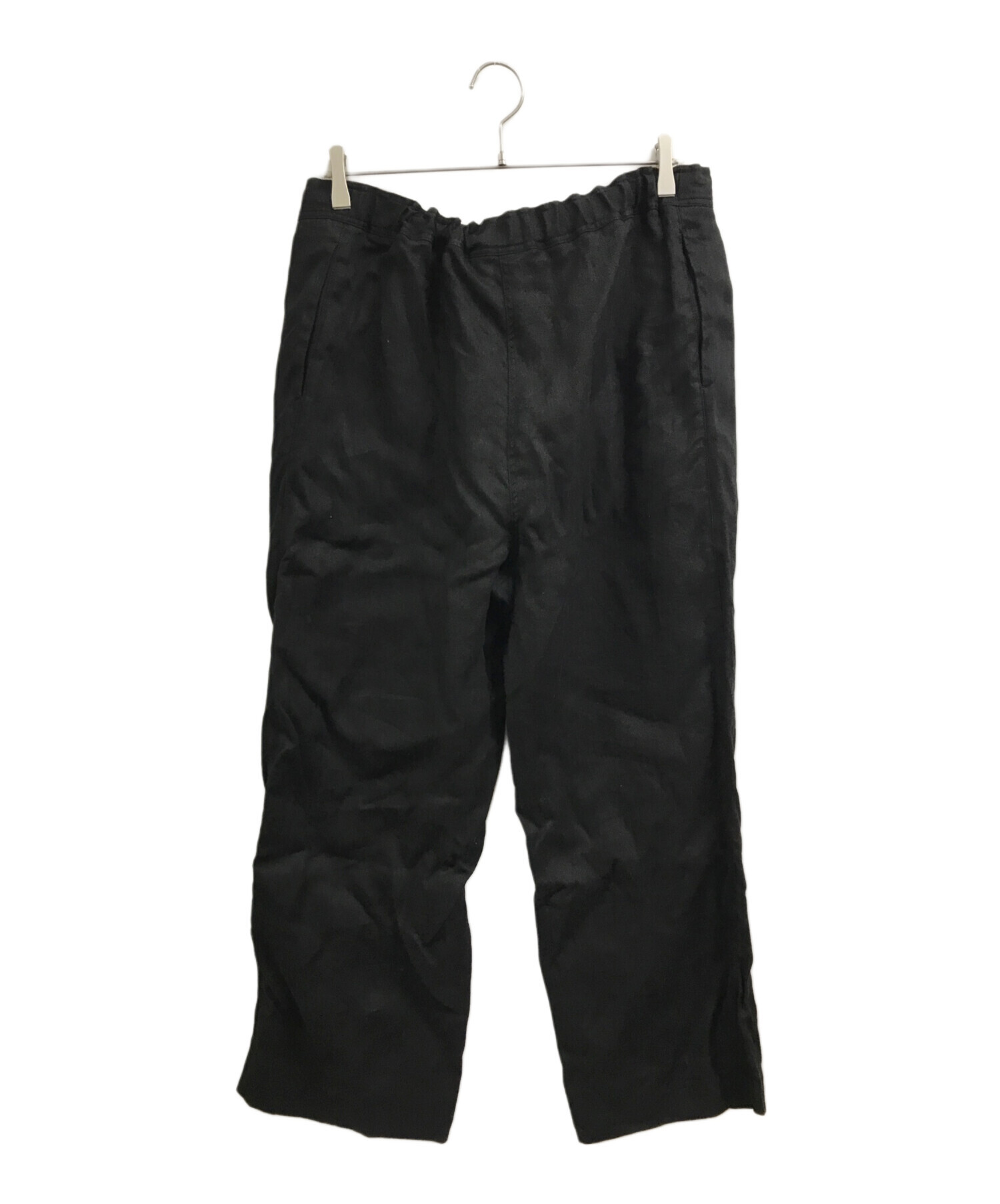 中古・古着通販】BACCA (バッカ) リネンツイル タックワイドパンツ