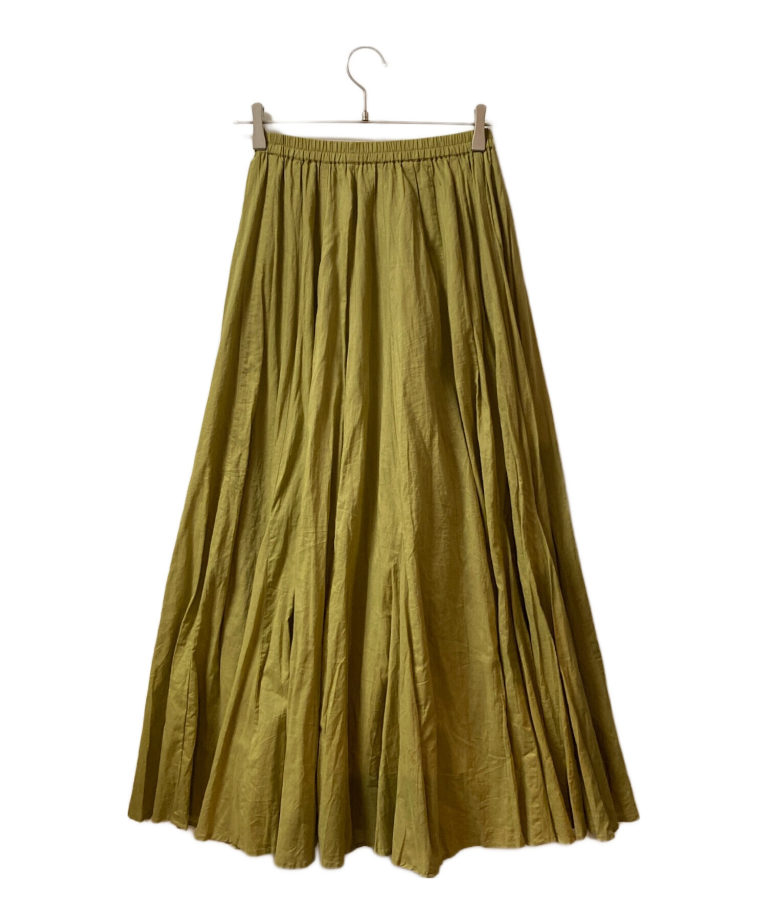中古・古着通販】MARIHA (マリハ) ギャザースカート グリーン サイズ  