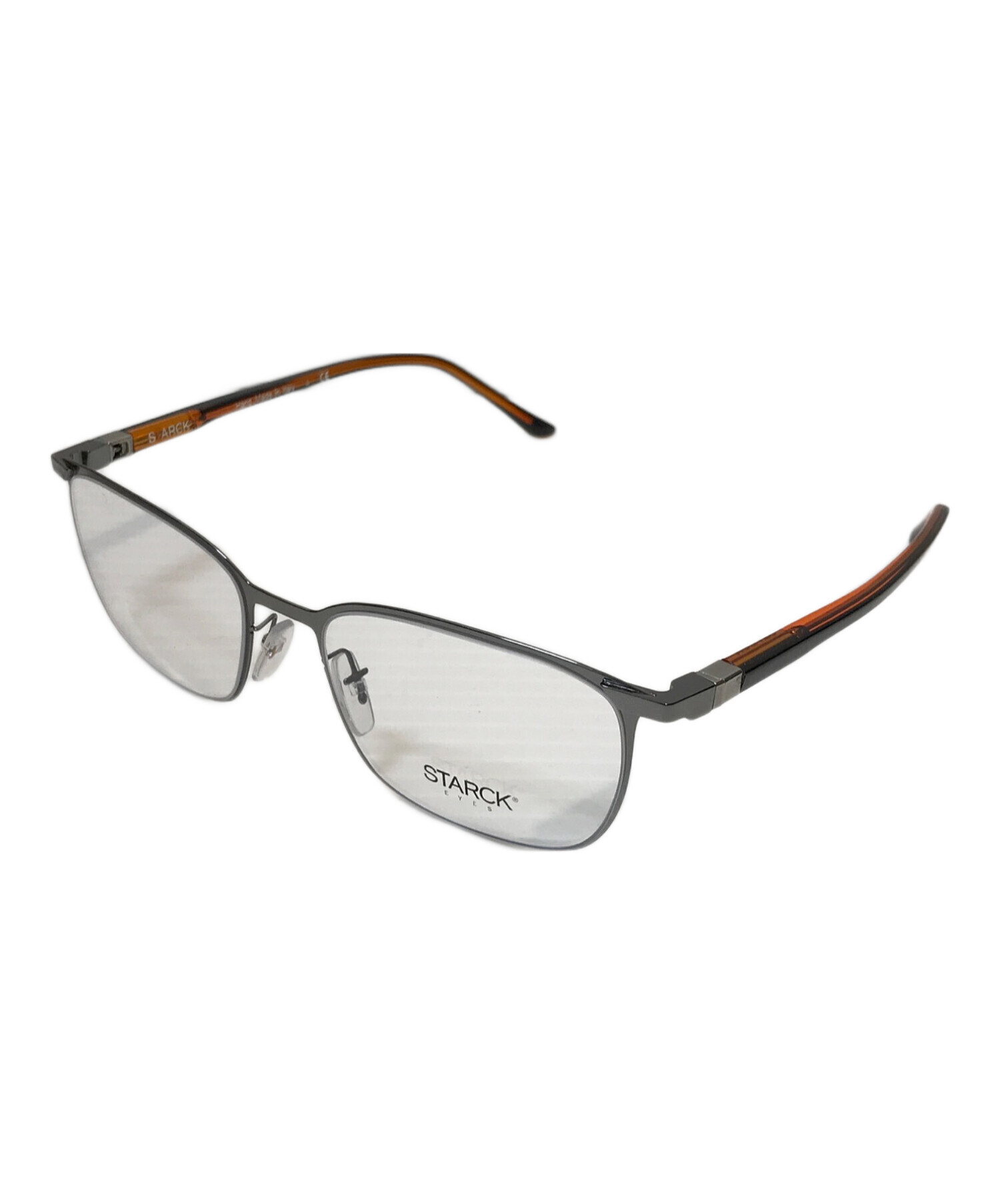 中古・古着通販】STARCK EYES (スタルク アイズ) 眼鏡 シルバー