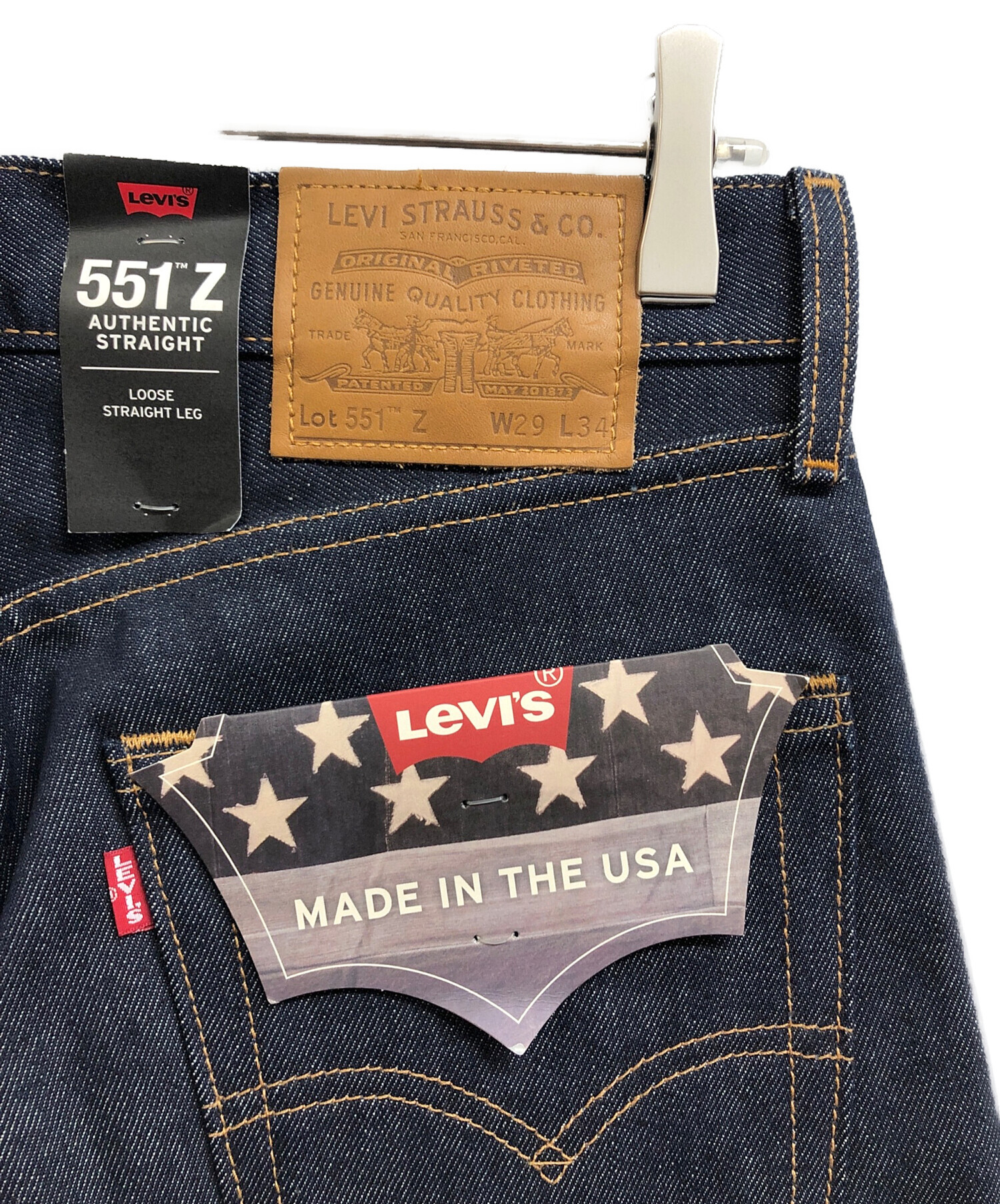 51 新品　リーバイス　プレミアム　米国製　551Z w29 楽天市場】Levi's 「MADE IN THE USA」551Zセルビッジ