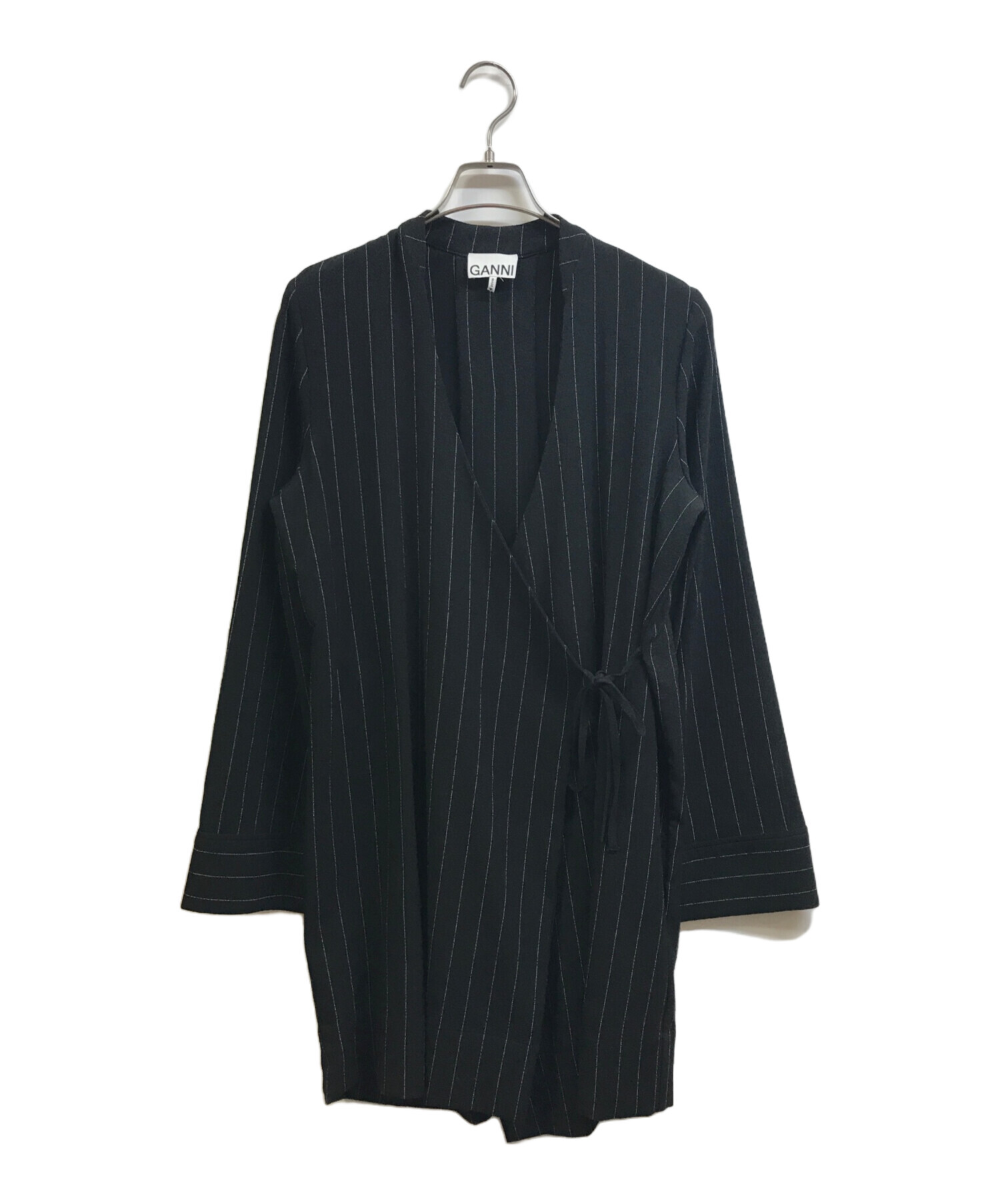 中古・古着通販】GANNI (ガニー) カシュクールワンピース 中古・古着通販】GANNI (ガニー) カシュクールワンピース