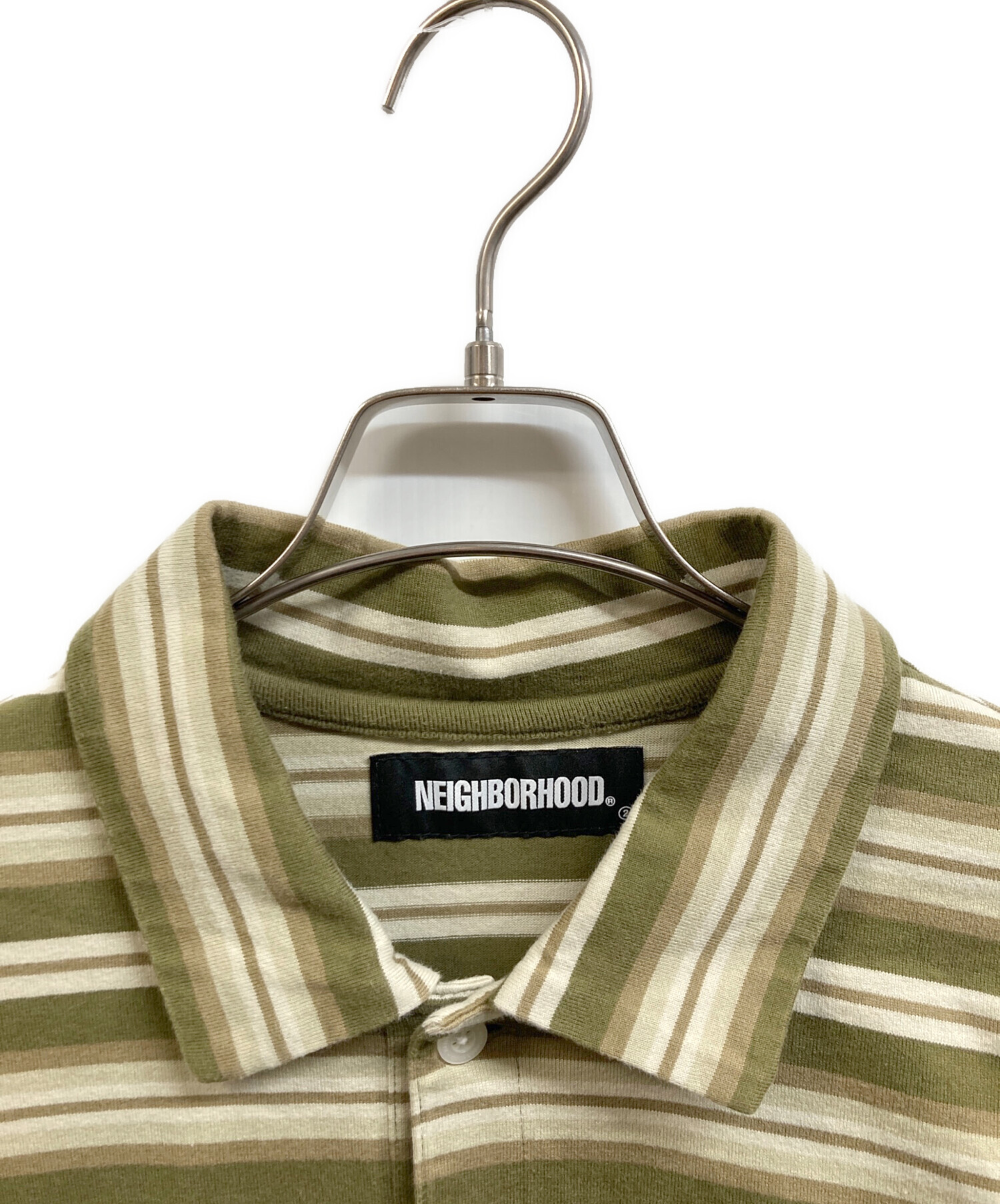 中古・古着通販】NEIGHBORHOOD (ネイバーフッド) ポロシャツ グリーン 
