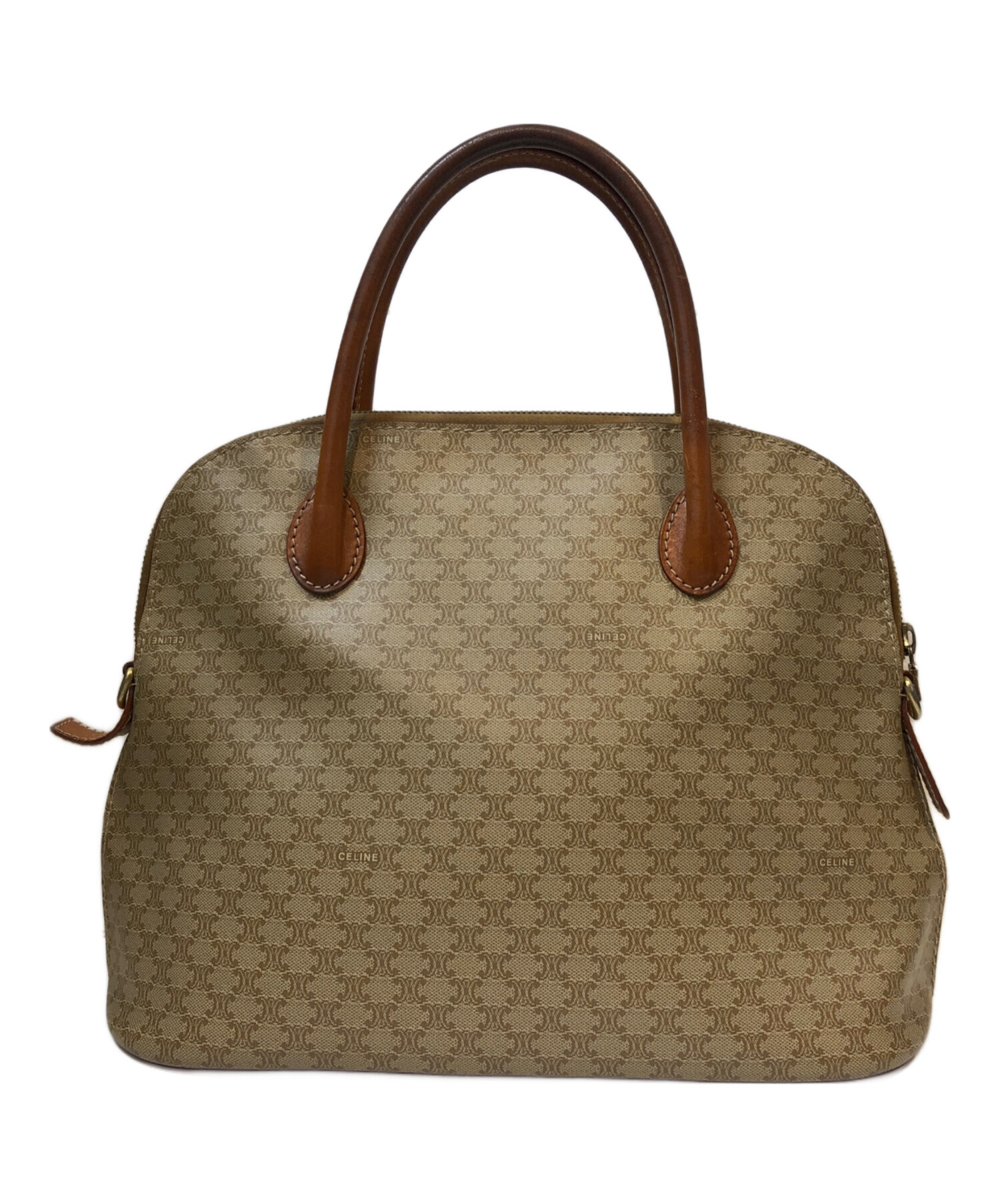 中古・古着通販】CELINE (セリーヌ) マカダム柄ハンドバッグ 中古・古着通販】CELINE (セリーヌ) マカダム柄ハンドバッグ