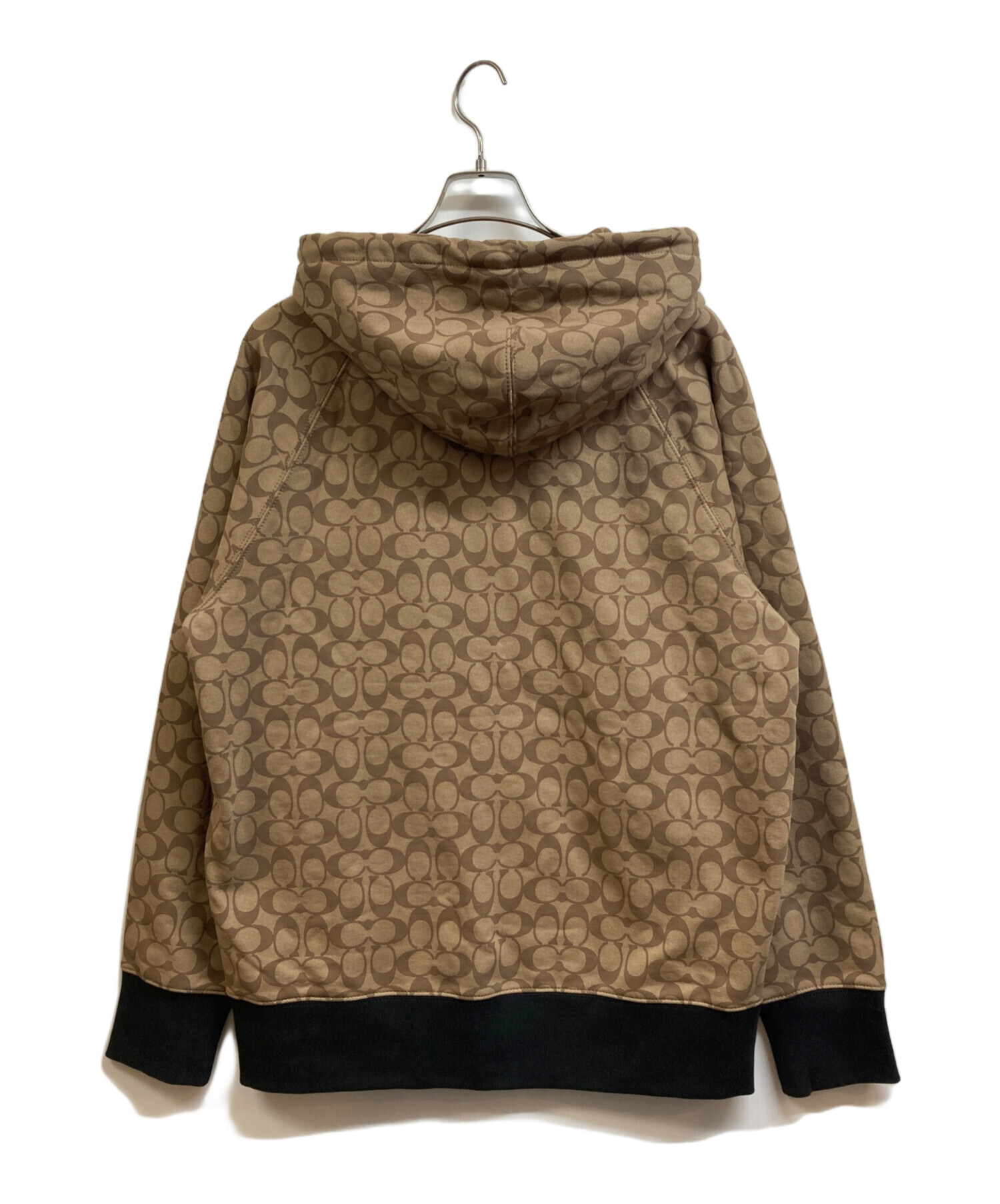 中古・古着通販】COACH (コーチ) ジップパーカー ベージュ サイズ:M