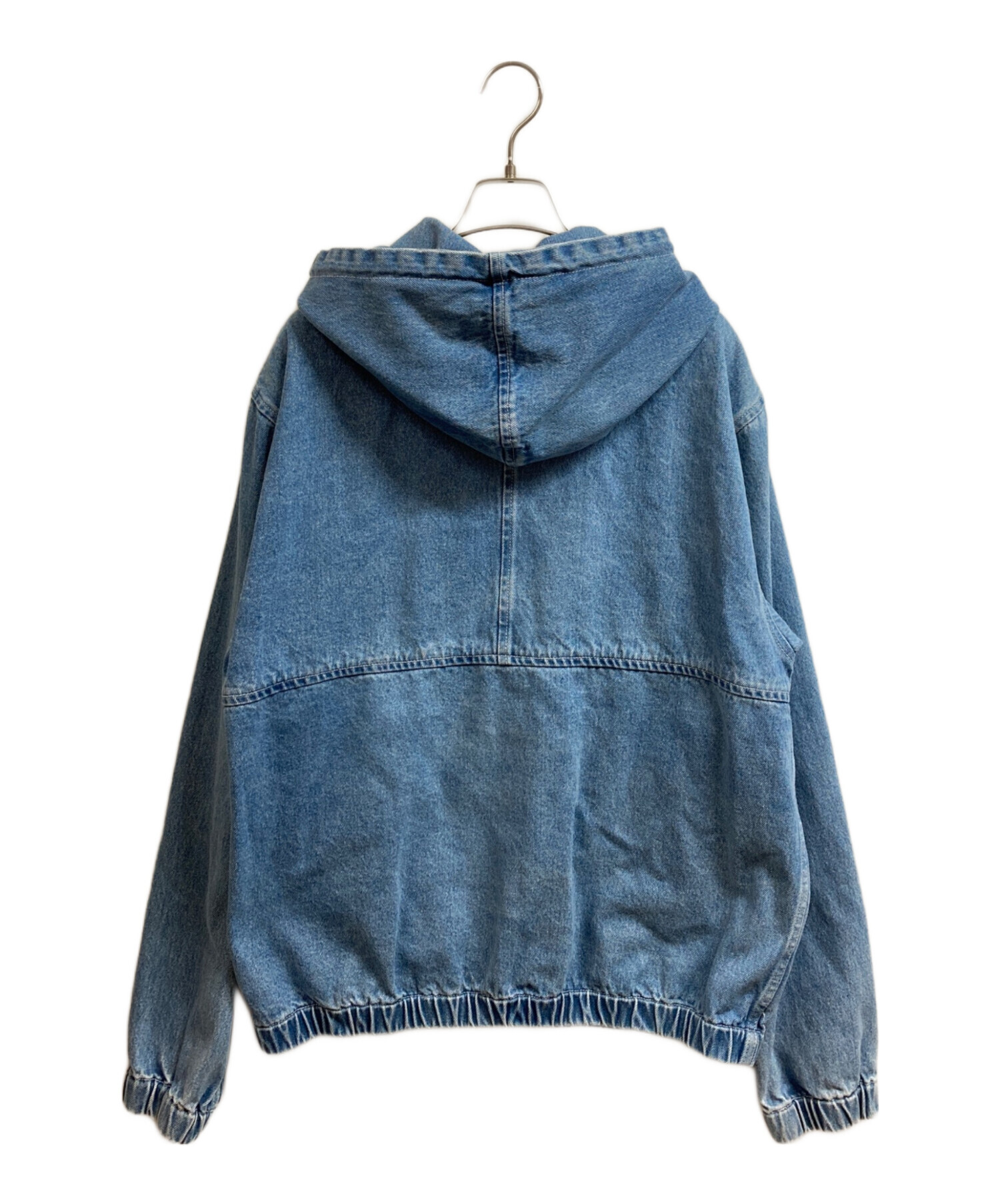 Stussy パーカー デニム　Mサイズ 中古・古着通販】stussy (ステューシー) デニムジップパーカー