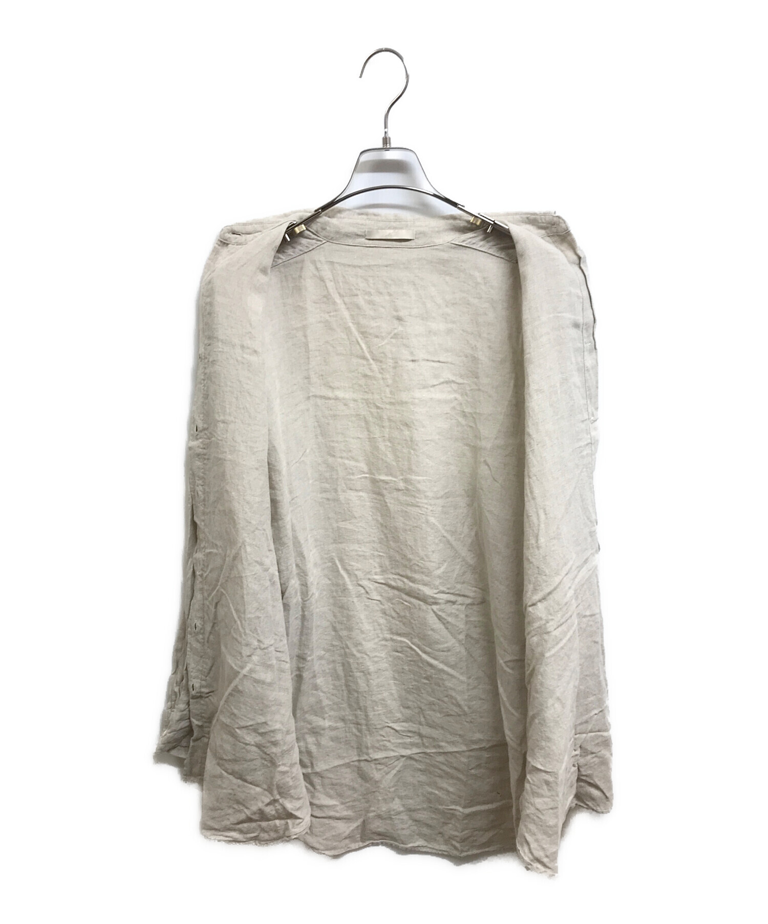中古・古着通販】Plage (プラージュ) Linen Dolman シャツ ベージュ 