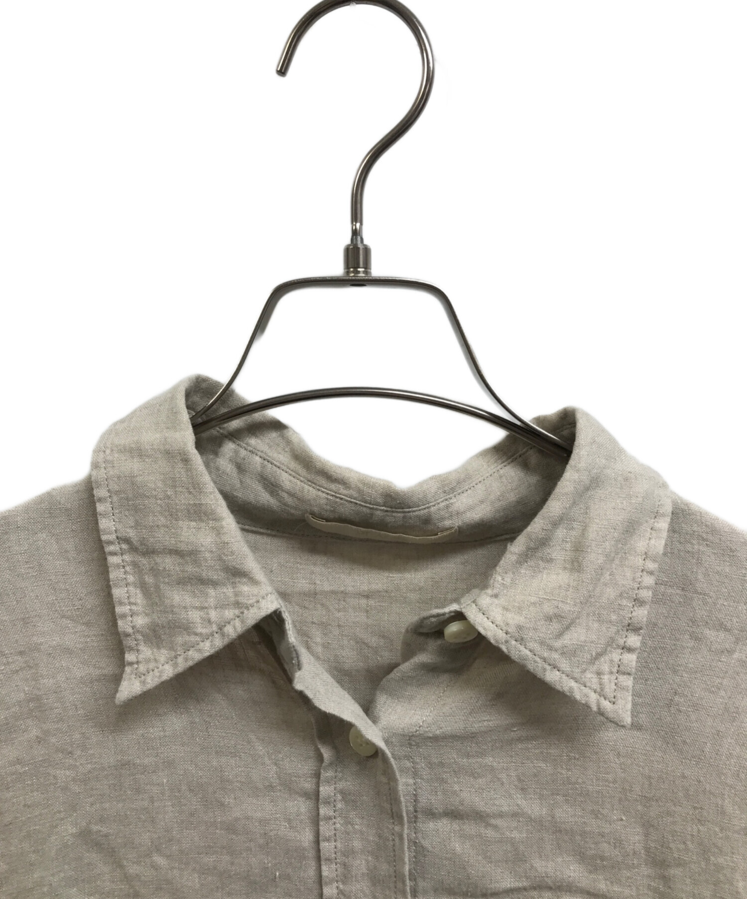 中古・古着通販】Plage (プラージュ) Linen Dolman シャツ ベージュ 