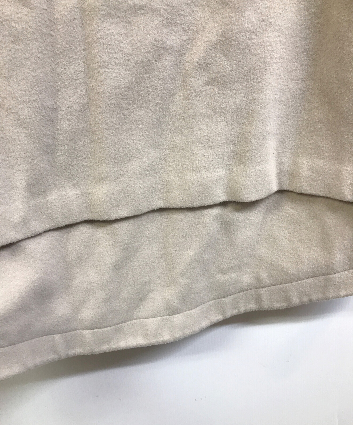 中古・古着通販】CULLNI (クルニ) ヨークレイヤードブルゾン ベージュ 
