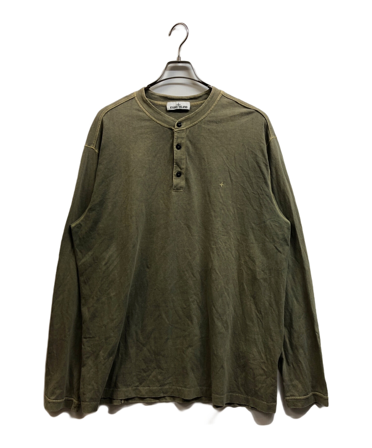 中古・古着通販】STONE ISLAND (ストーンアイランド) ヘンリーネック 