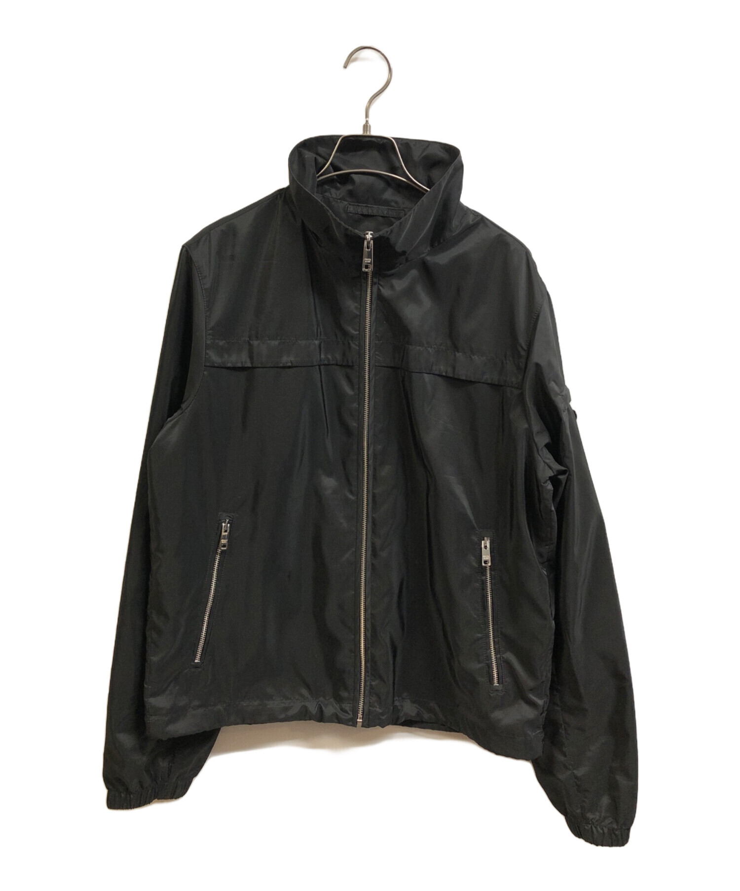 中古・古着通販】PRADA (プラダ) ナイロンジャケット ブラック サイズ