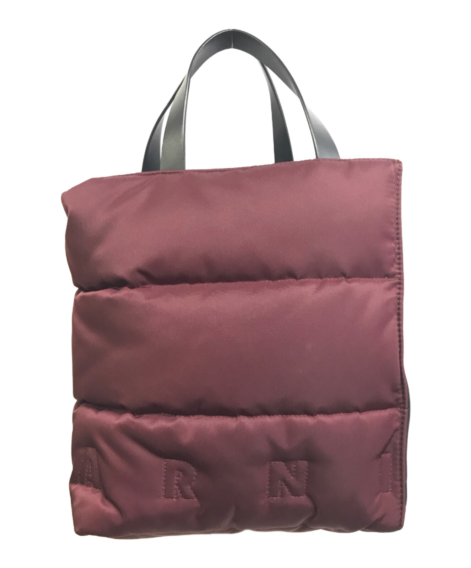 【新品未使用】MARNIバッグ 中古・古着通販】MARNI (マルニ) トートバッグ レッド×ブラック