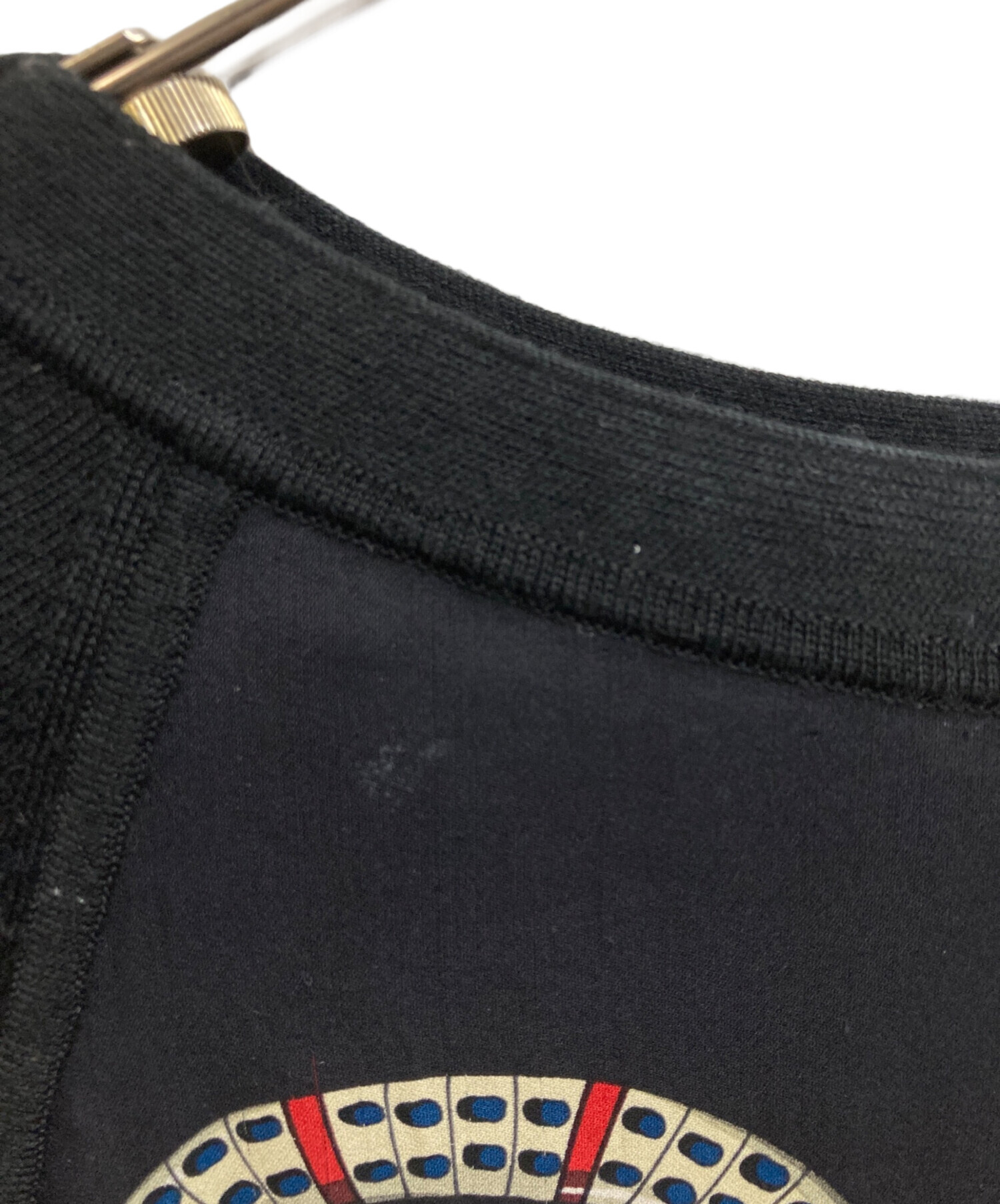 中古・古着通販】HERMES (エルメス) カシミヤシルク切替ニット