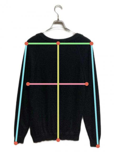 中古・古着通販】HERMES (エルメス) カシミヤシルク切替ニット