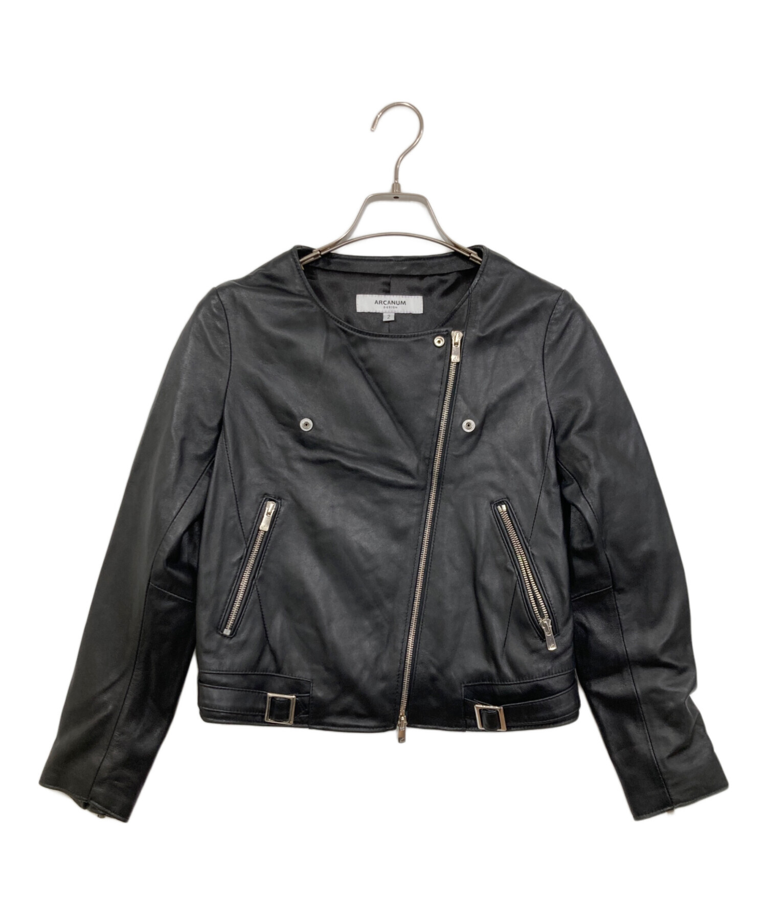 中古・古着通販】ARCANUM DESIGN (アルカナムデザイン) ライダース