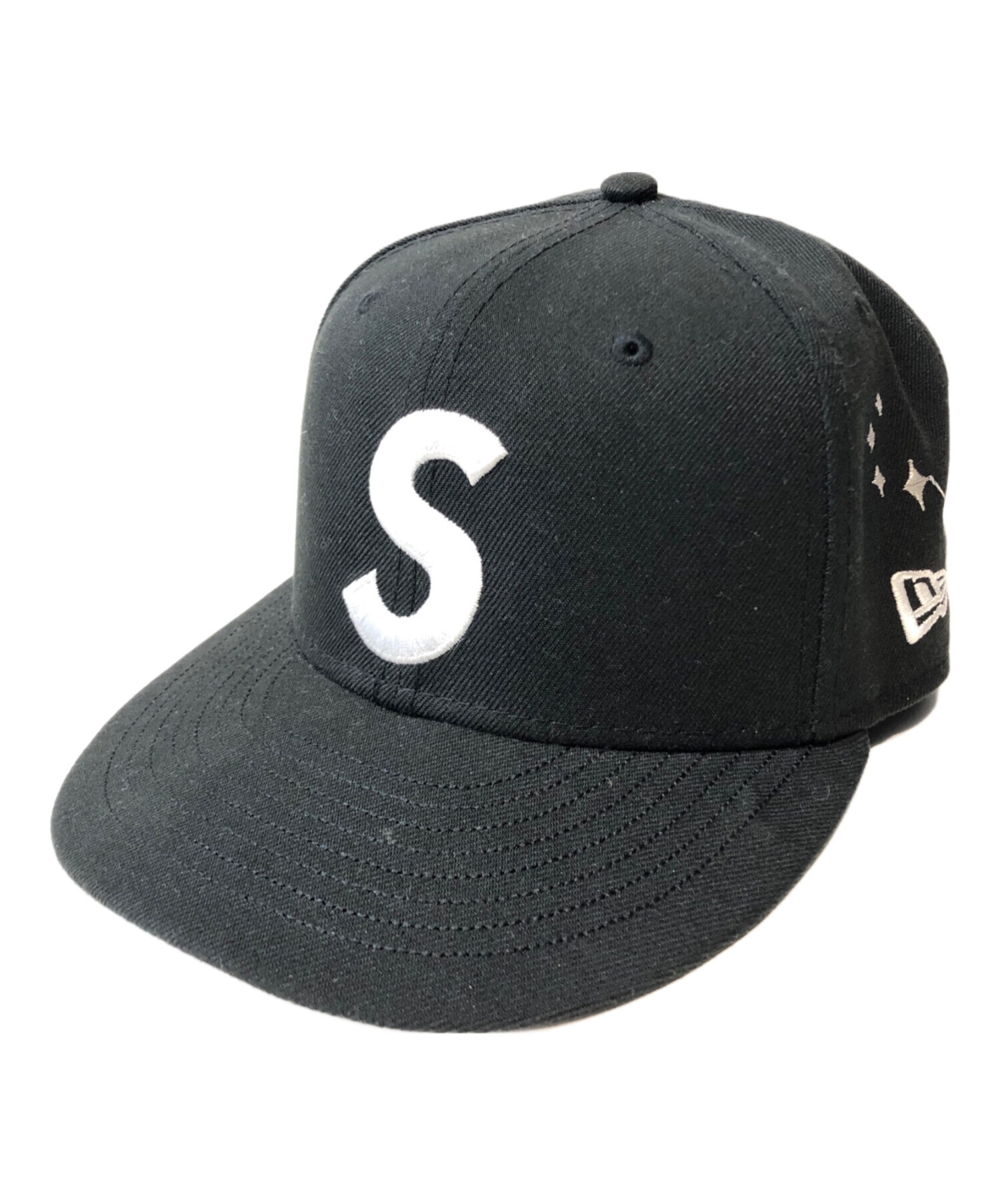 ニューエラ×Supreme 　ブラック キャップ 中古・古着通販】New Era (ニューエラ) Supreme (シュプリーム