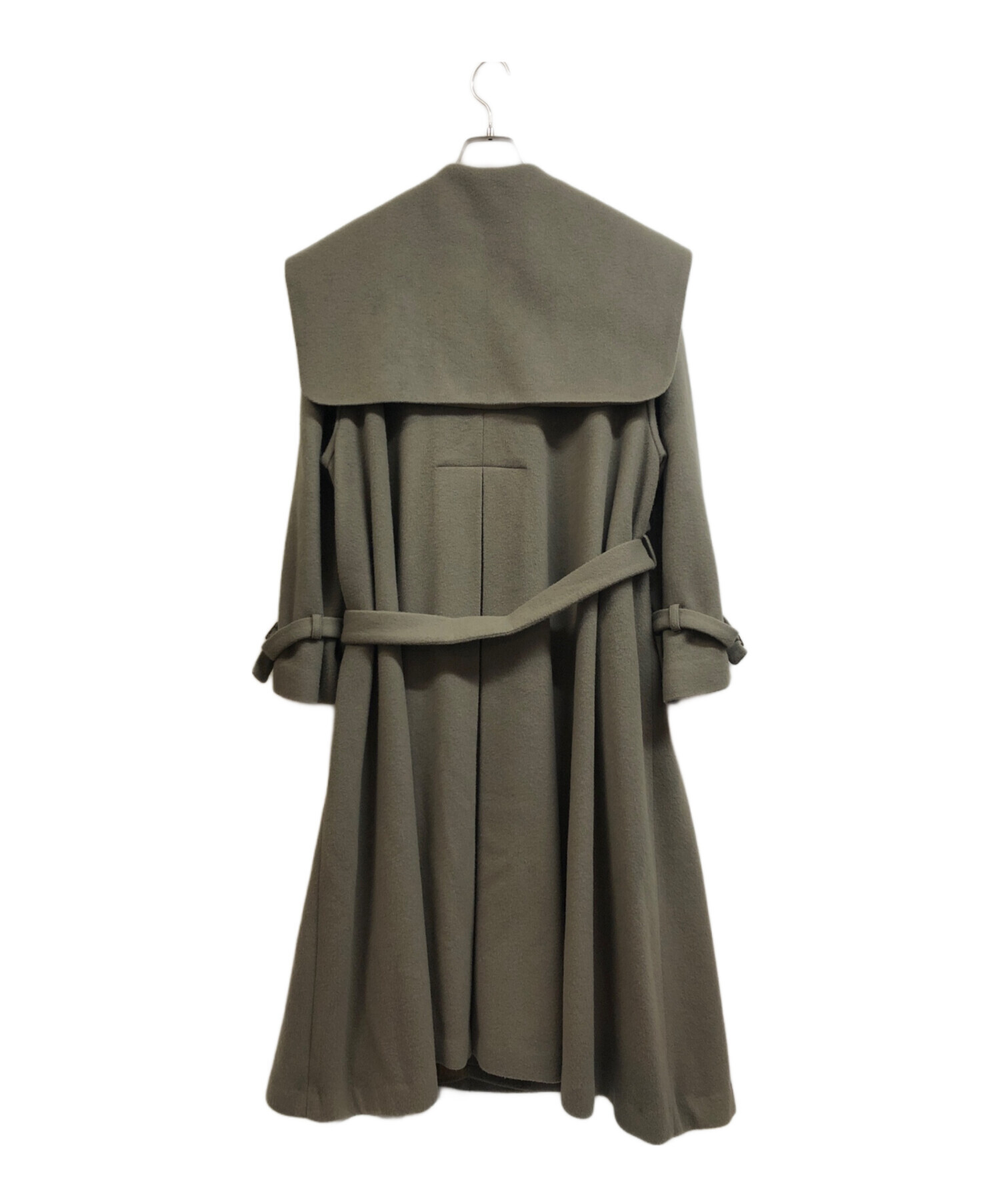 美品 アデュートリステス kazumi着用 ウールビーバービッグカラーコート 中古・古着通販】ADIEU TRISTESSE (アデュートリステス) ウール