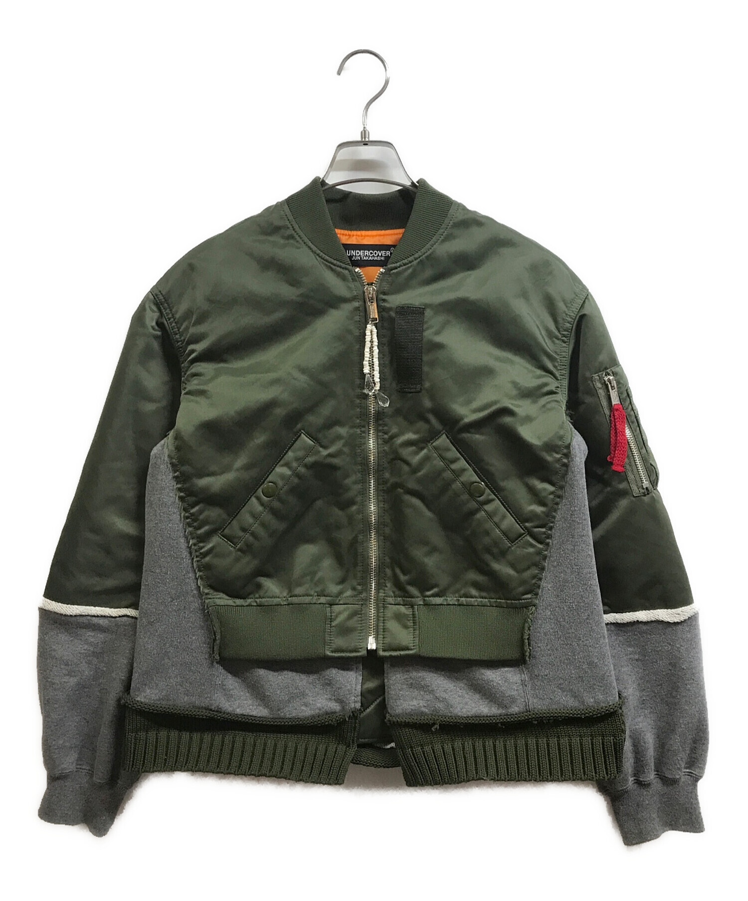 UNDERCOVER （アンダーカバー)スウェット切替裾リブMA-1