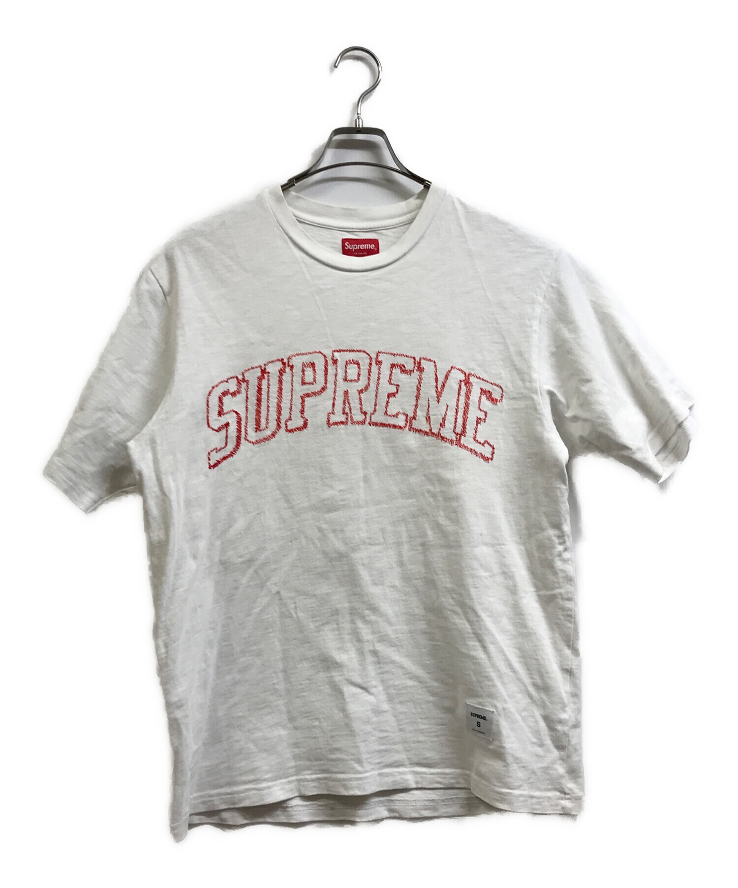 中古・古着通販】SUPREME (シュプリーム) SKETCH EMBROIDERED S/S TOP 