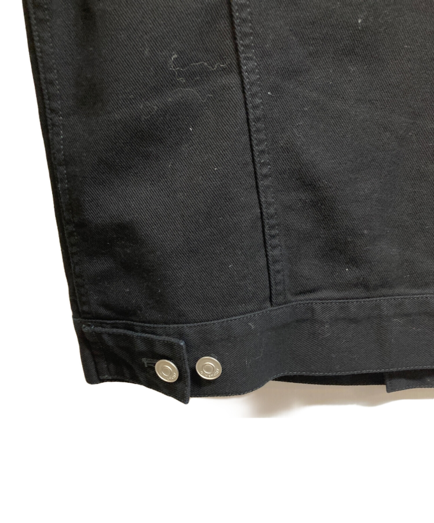 中古・古着通販】GIVENCHY (ジバンシィ) ブラックデニムジャケット