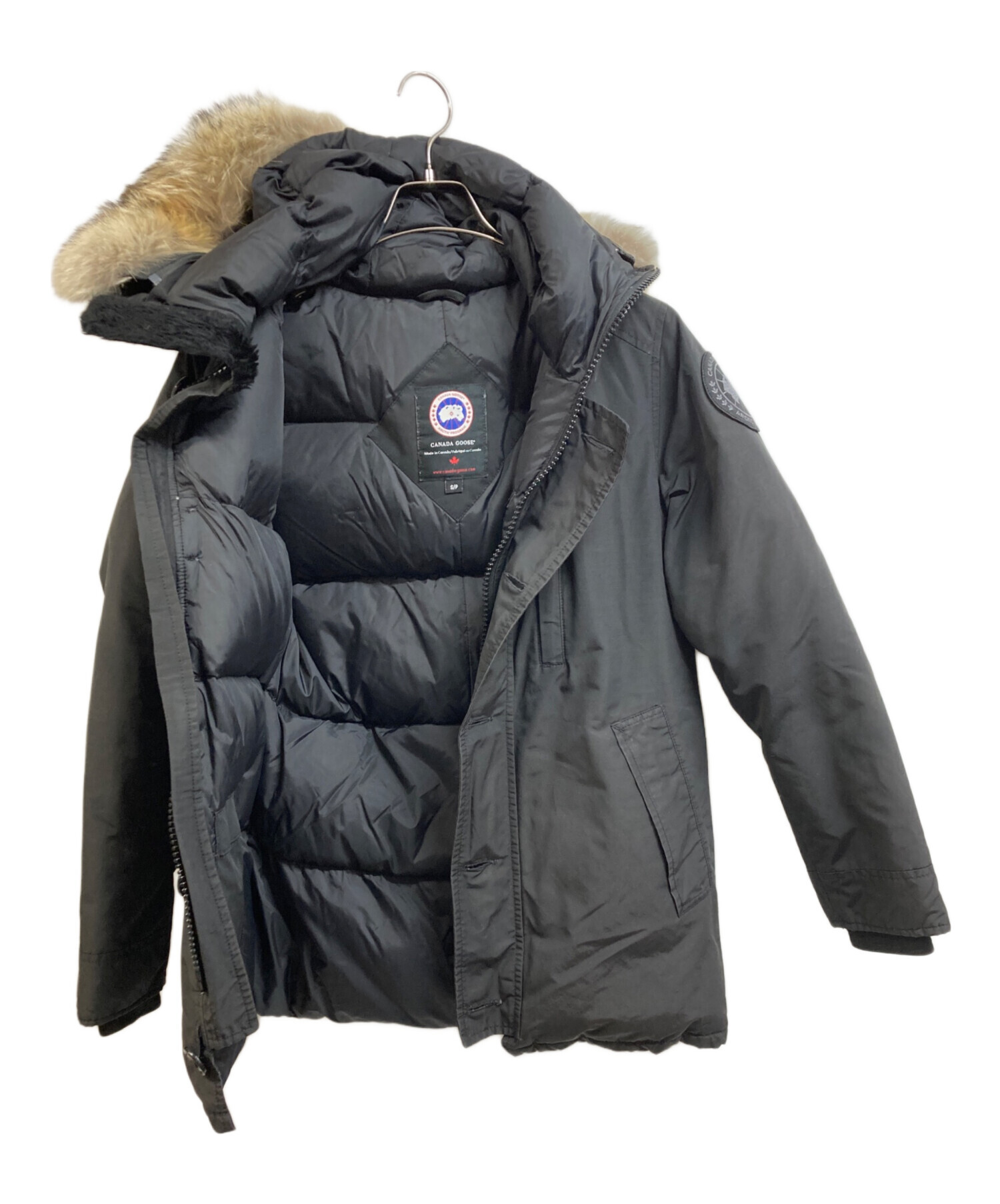 アメリカンラグシー ダウンジャケット アンゴラ カシミヤ ラクーンファー グレー 中古・古着通販】CANADA GOOSE (カナダグース) AMERICAN RAG CIE