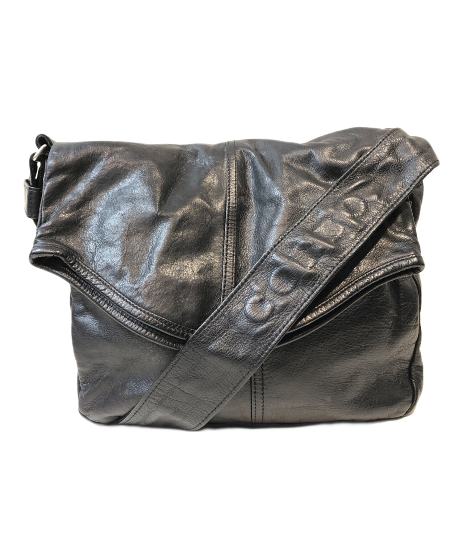中古・古着通販】CORBO (コルボ) レザーショルダーバッグ