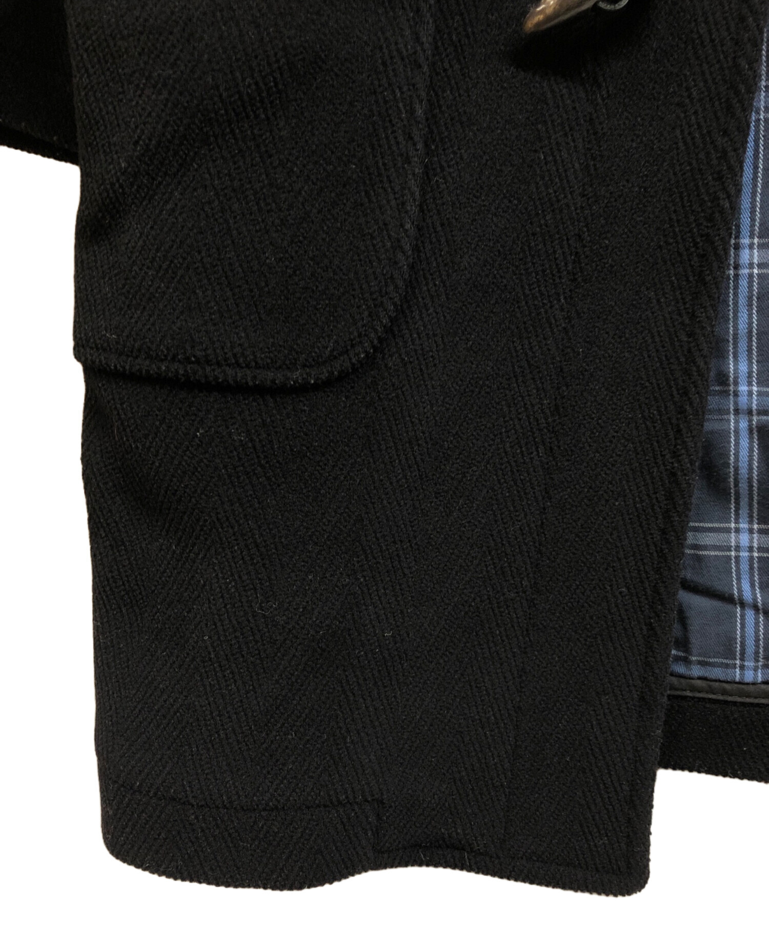 中古・古着通販】GRENFELL (グレンフェル) ダッフルコート ブラック