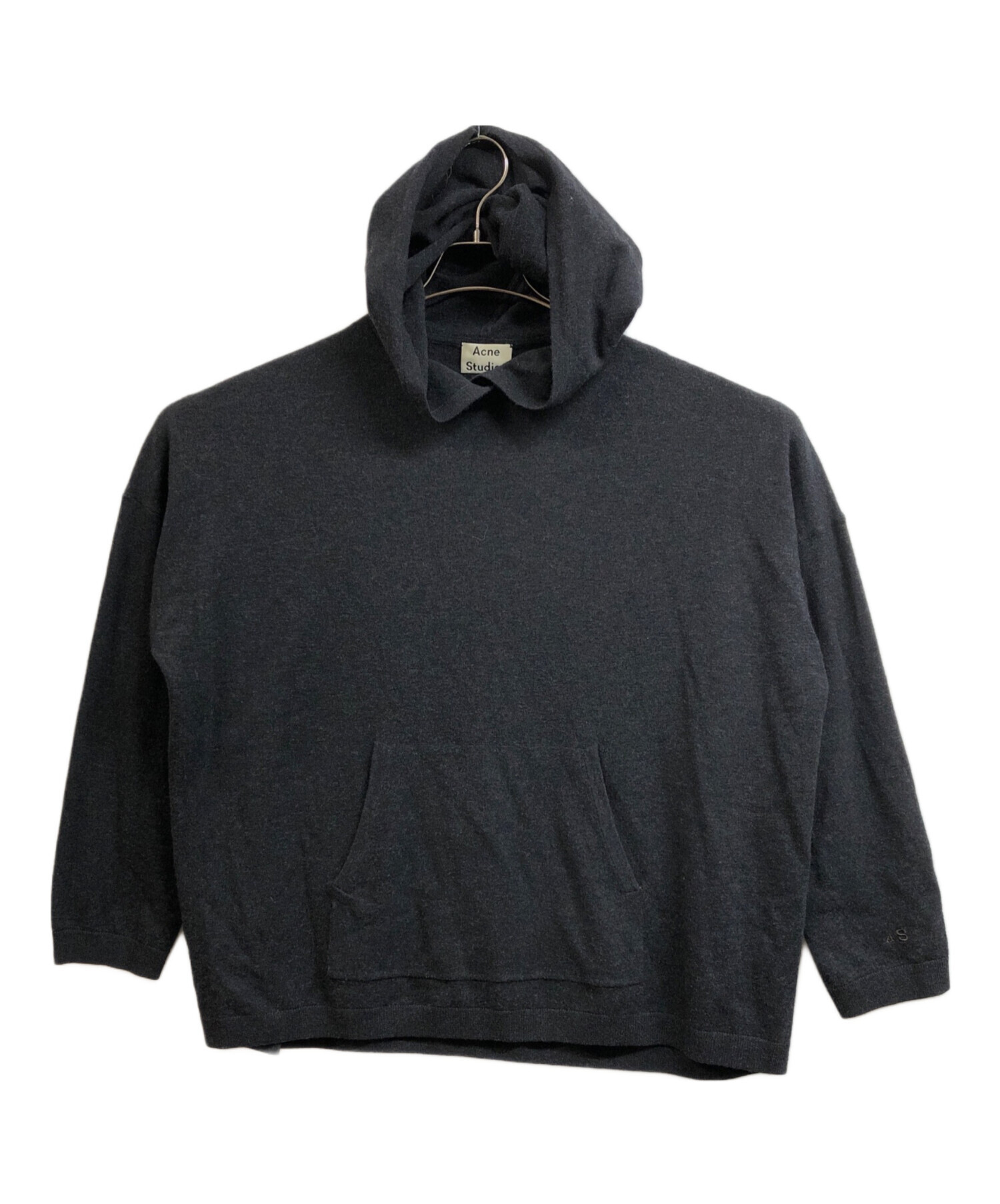 Acne Studios グレー パーカー Acne Studios ジャージーパーカー