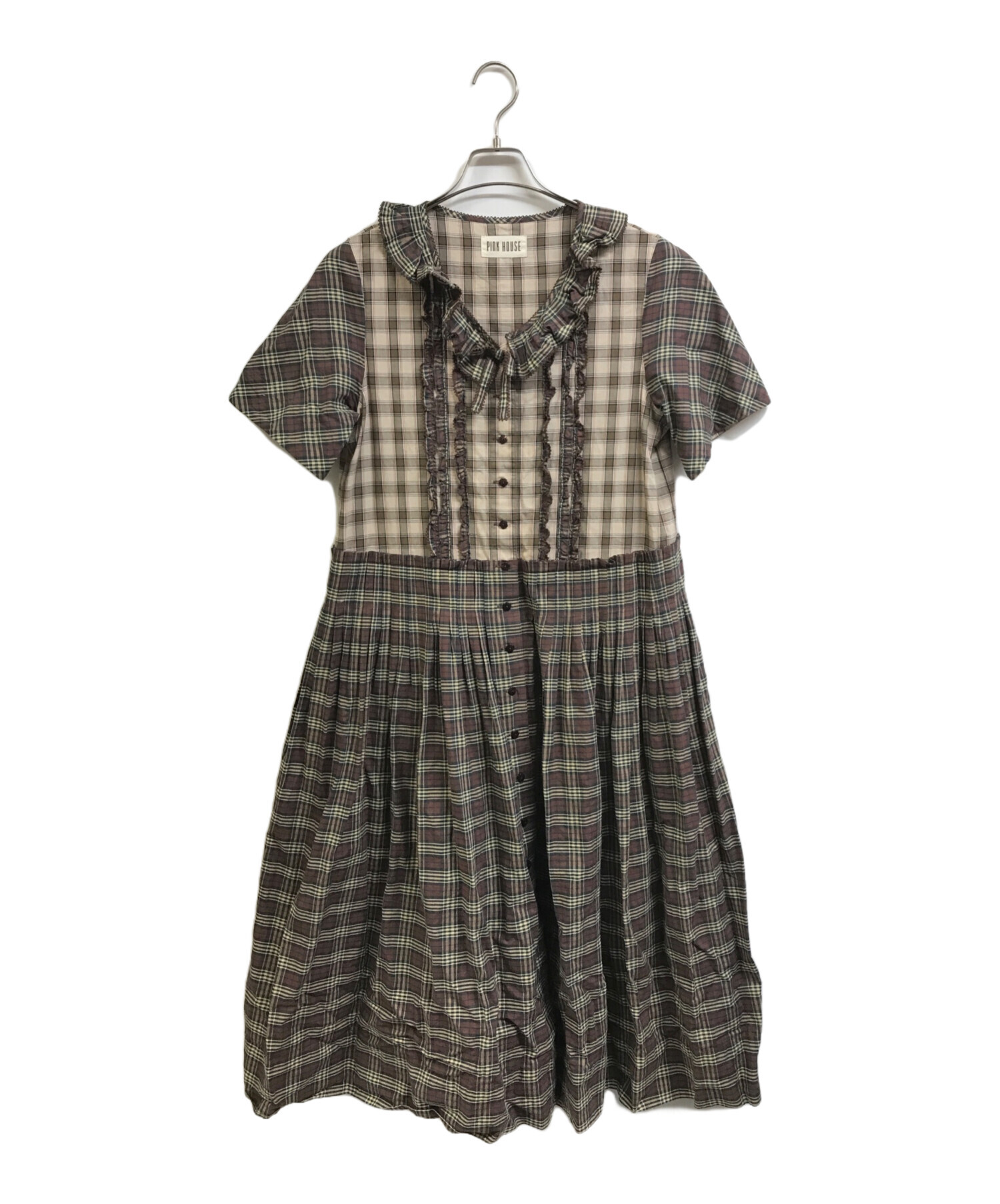 ピンクハウス タータンチェックワンピース ピンクハウスのPINK HOUSE