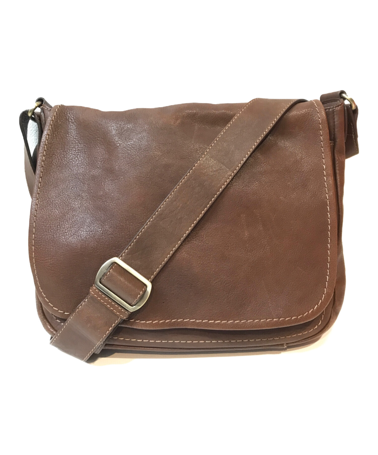 中古・古着通販】土屋鞄 (ツチヤカバン) レザーフラップ